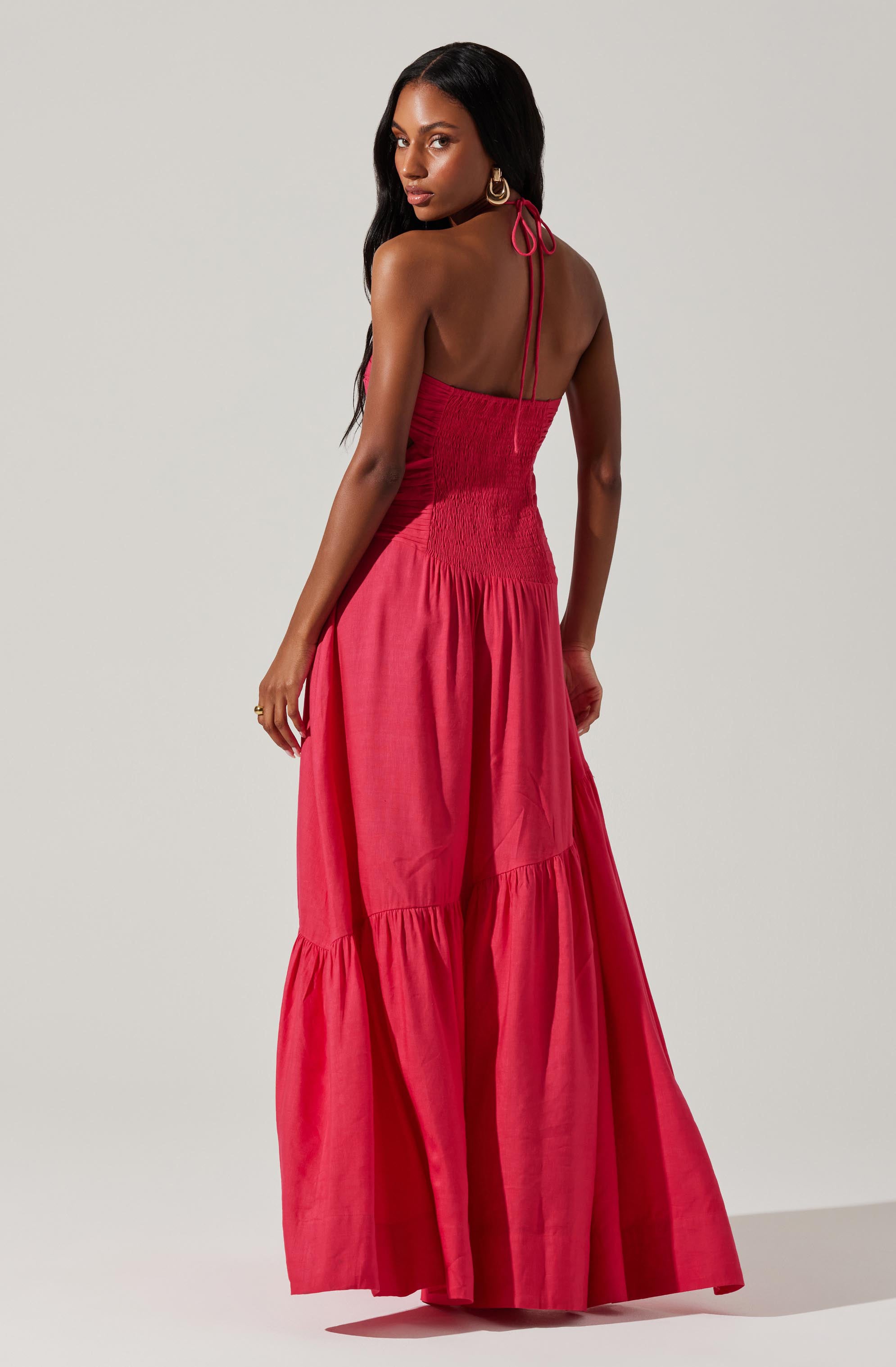 Linnea Halter Maxi dress-Aljck