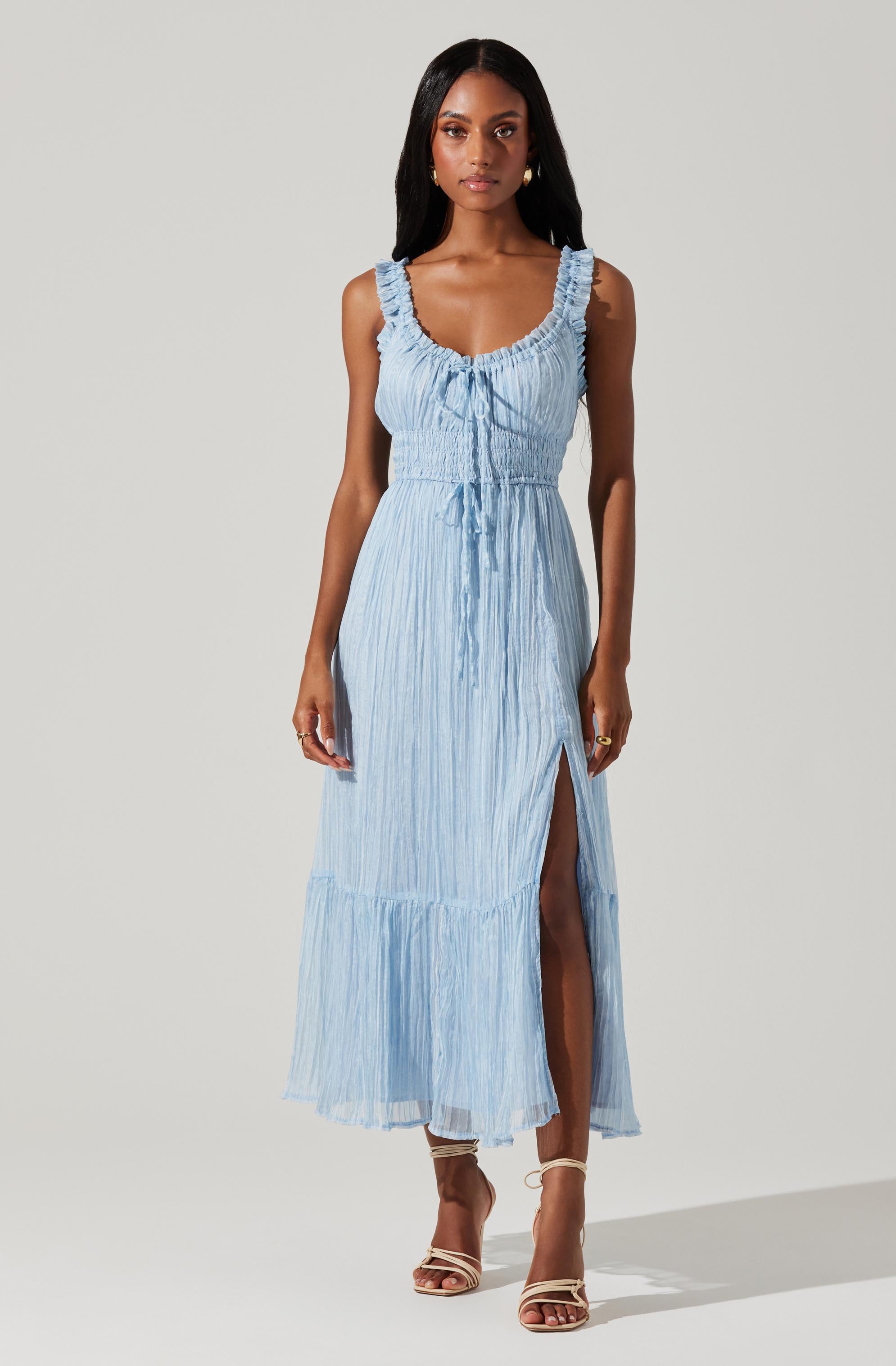 Alamea Sleeveless Midi Dress-Aljck