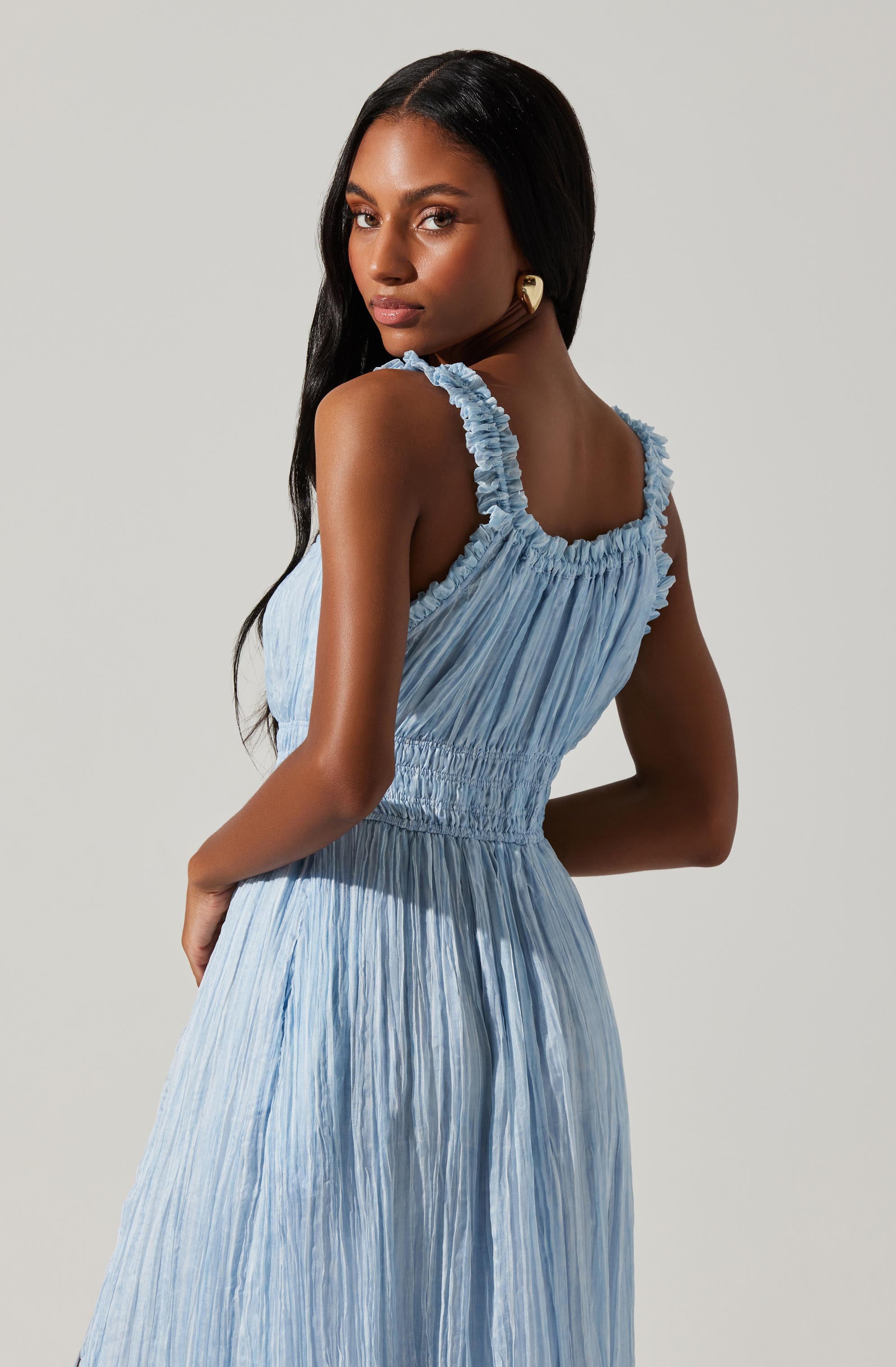 Alamea Sleeveless Midi Dress-Aljck