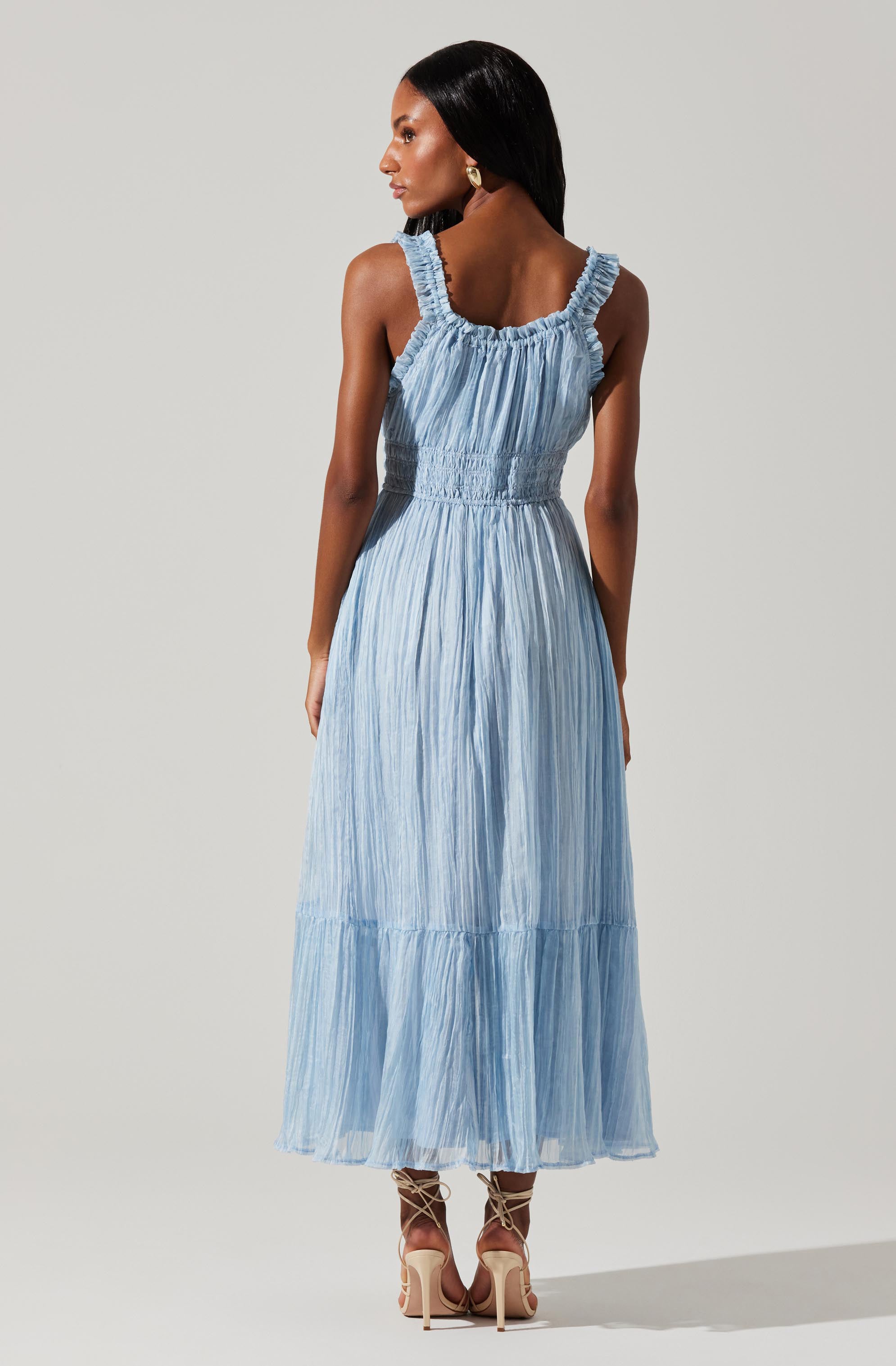 Alamea Sleeveless Midi Dress-Aljck