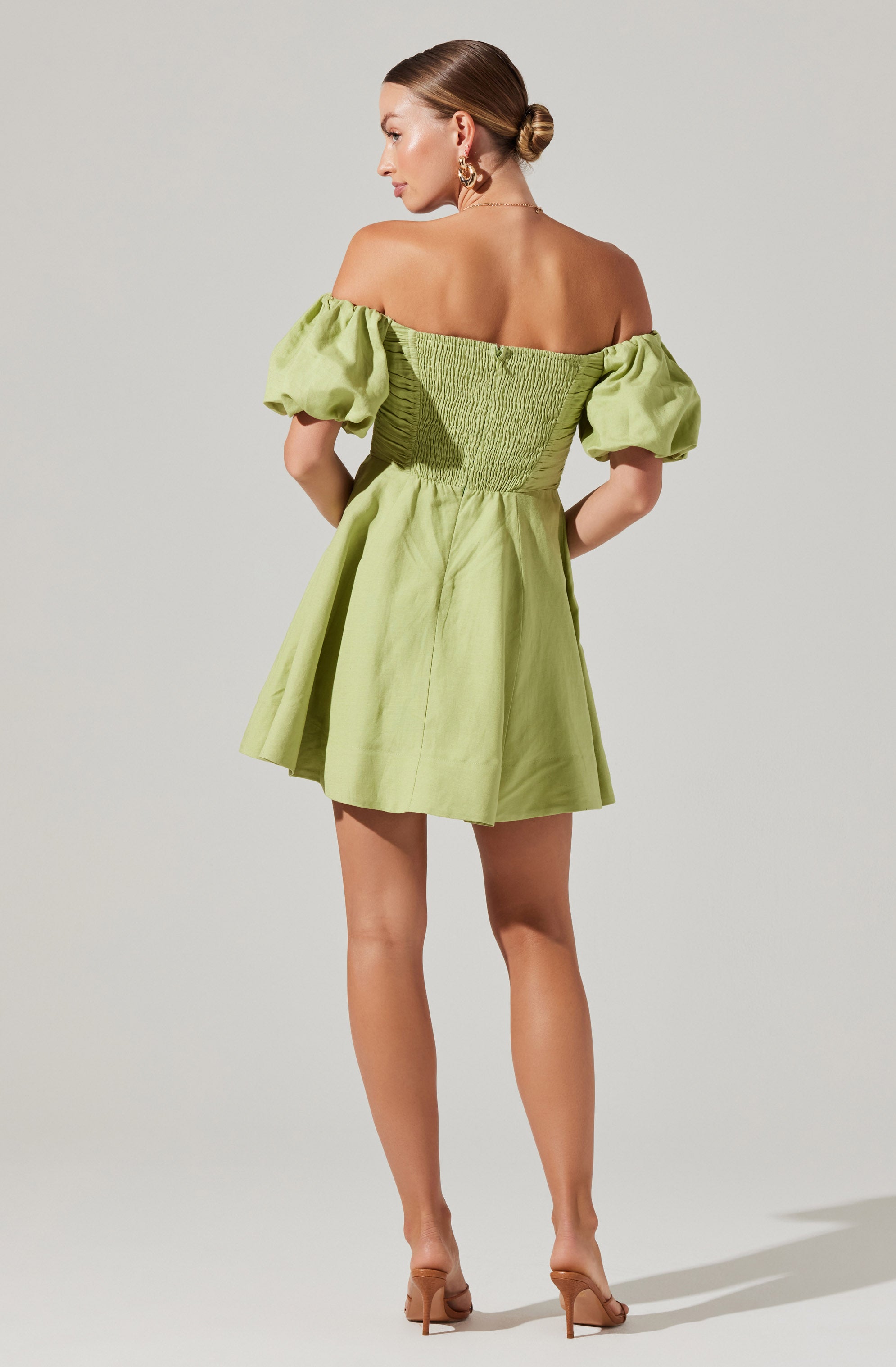 Ula Off-Shoulder Mini Dress-Aljck