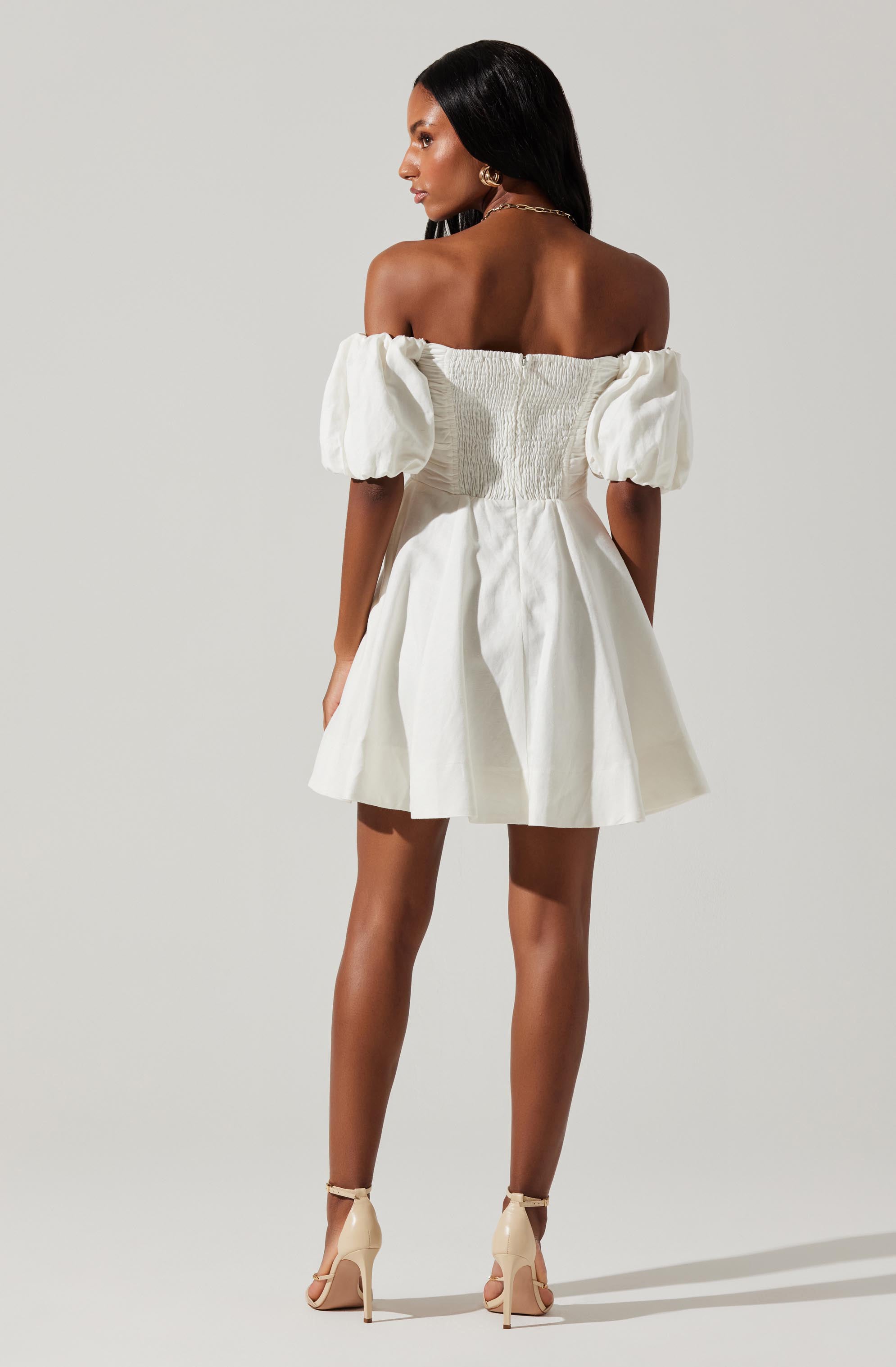 Ula Off-Shoulder Mini Dress-Aljck