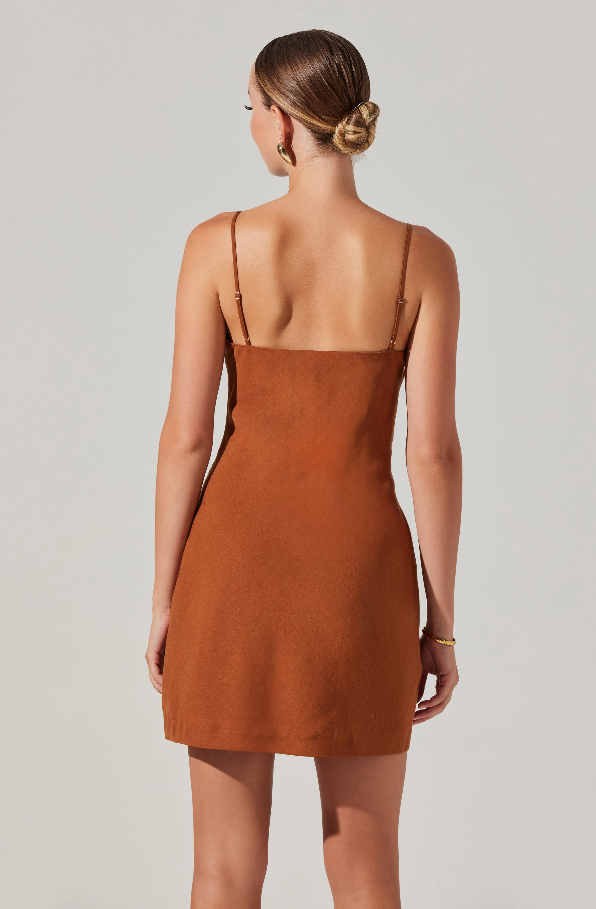 Isadora Draped Mini Dress-Aljck