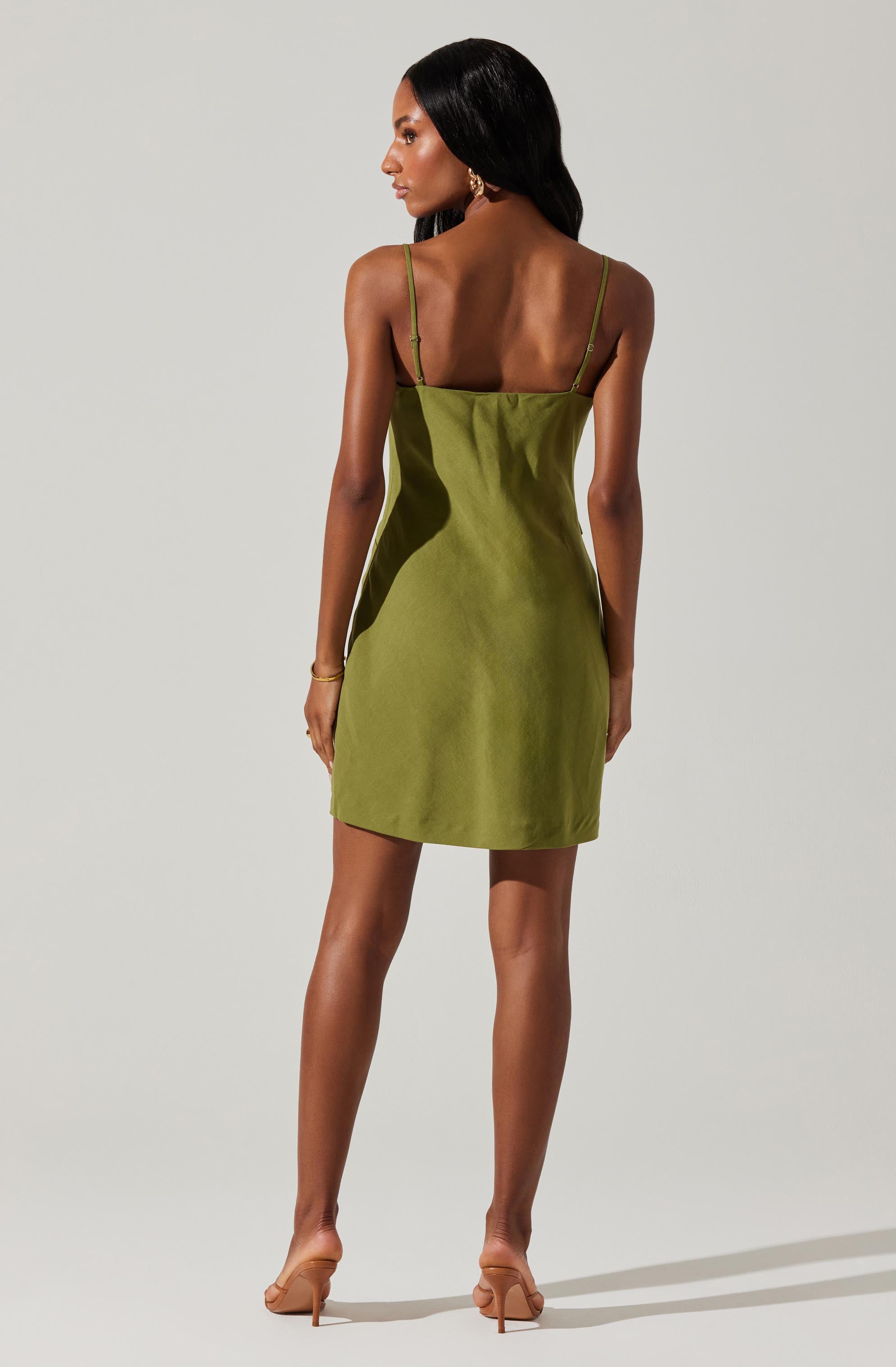 Isadora Draped Mini Dress-Aljck