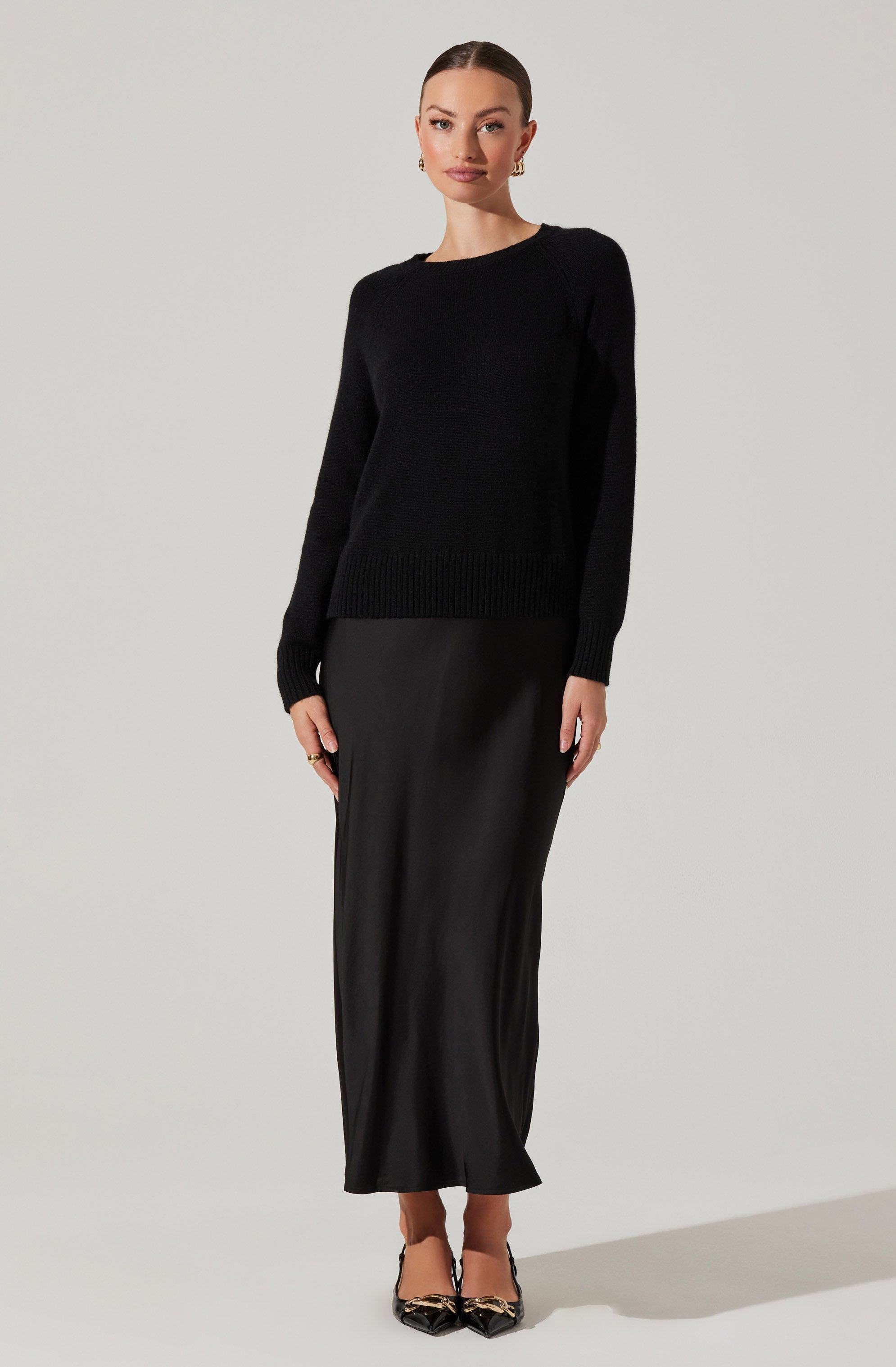 Helene Mixed Media Maxi Dress-Aljck