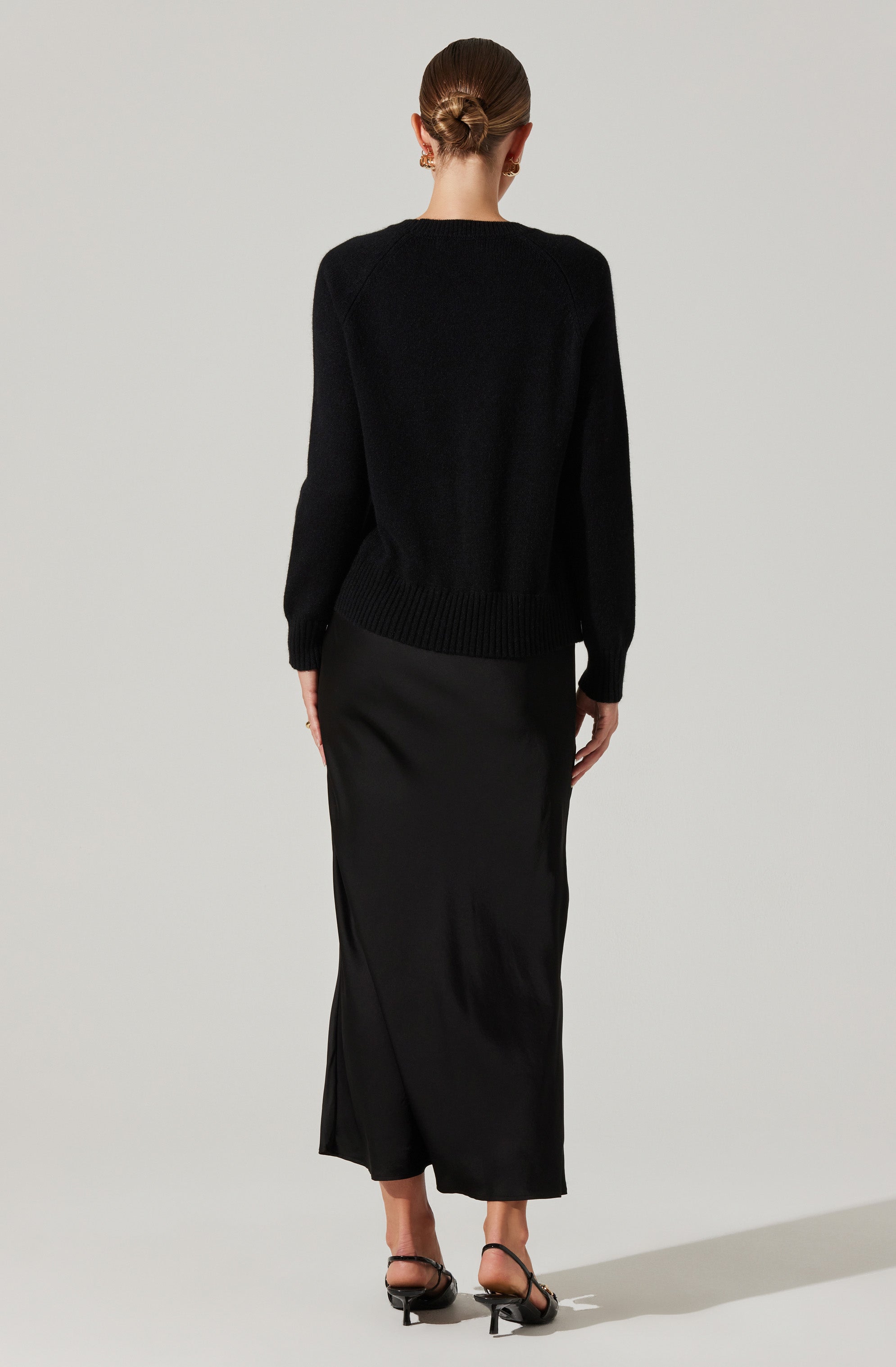 Helene Mixed Media Maxi Dress-Aljck