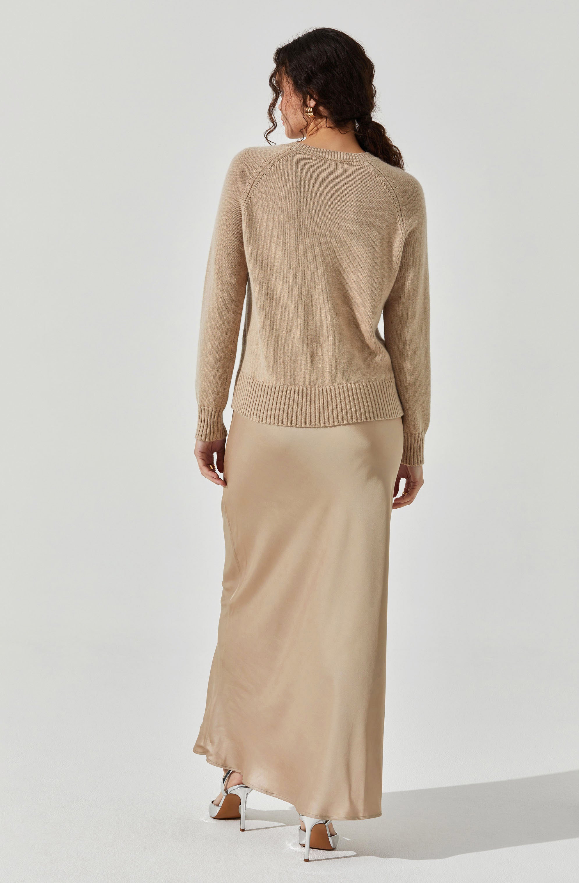 Helene Mixed Media Maxi Dress-Aljck