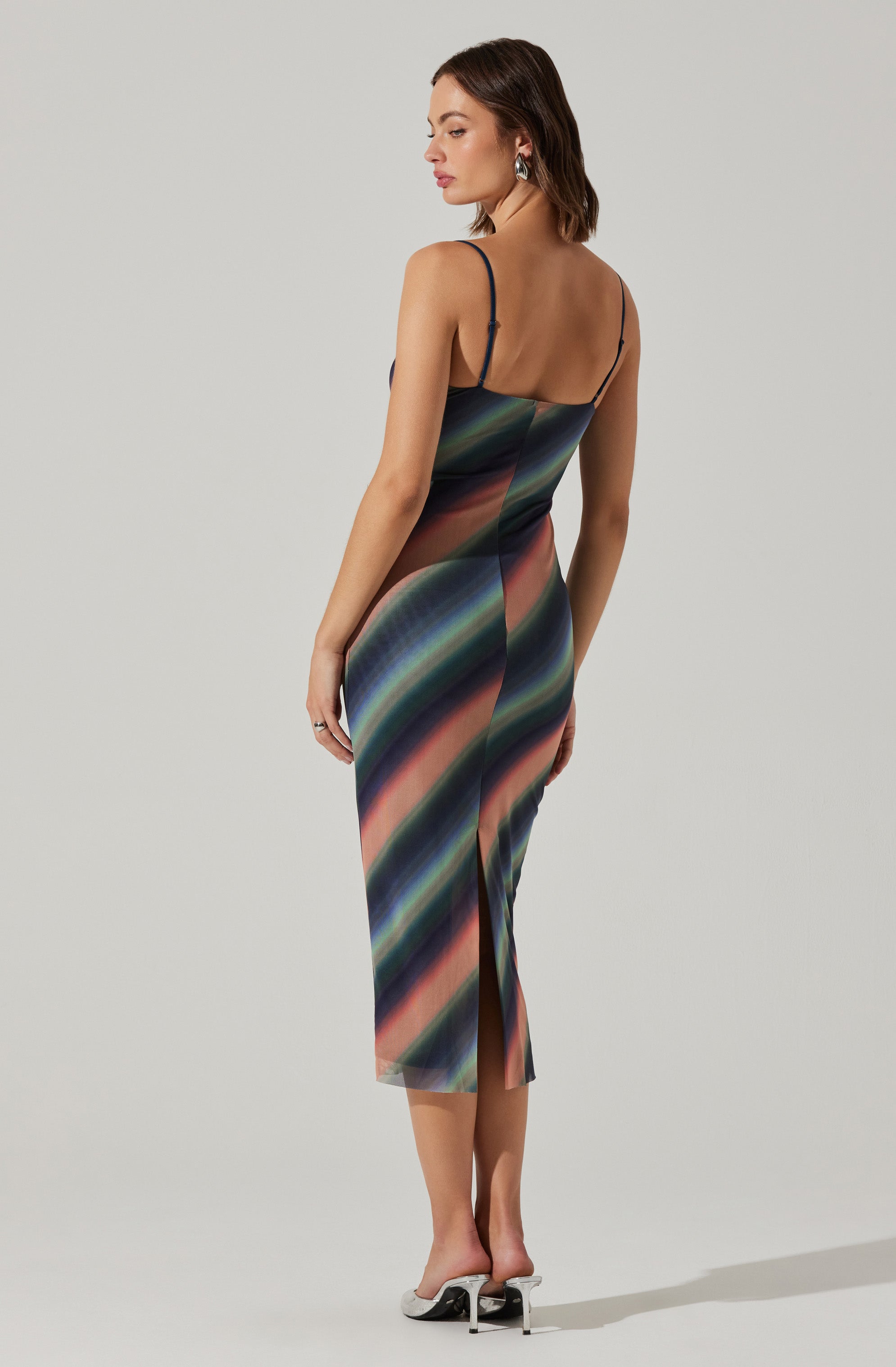 Synne Mesh Midi Dress-Aljck