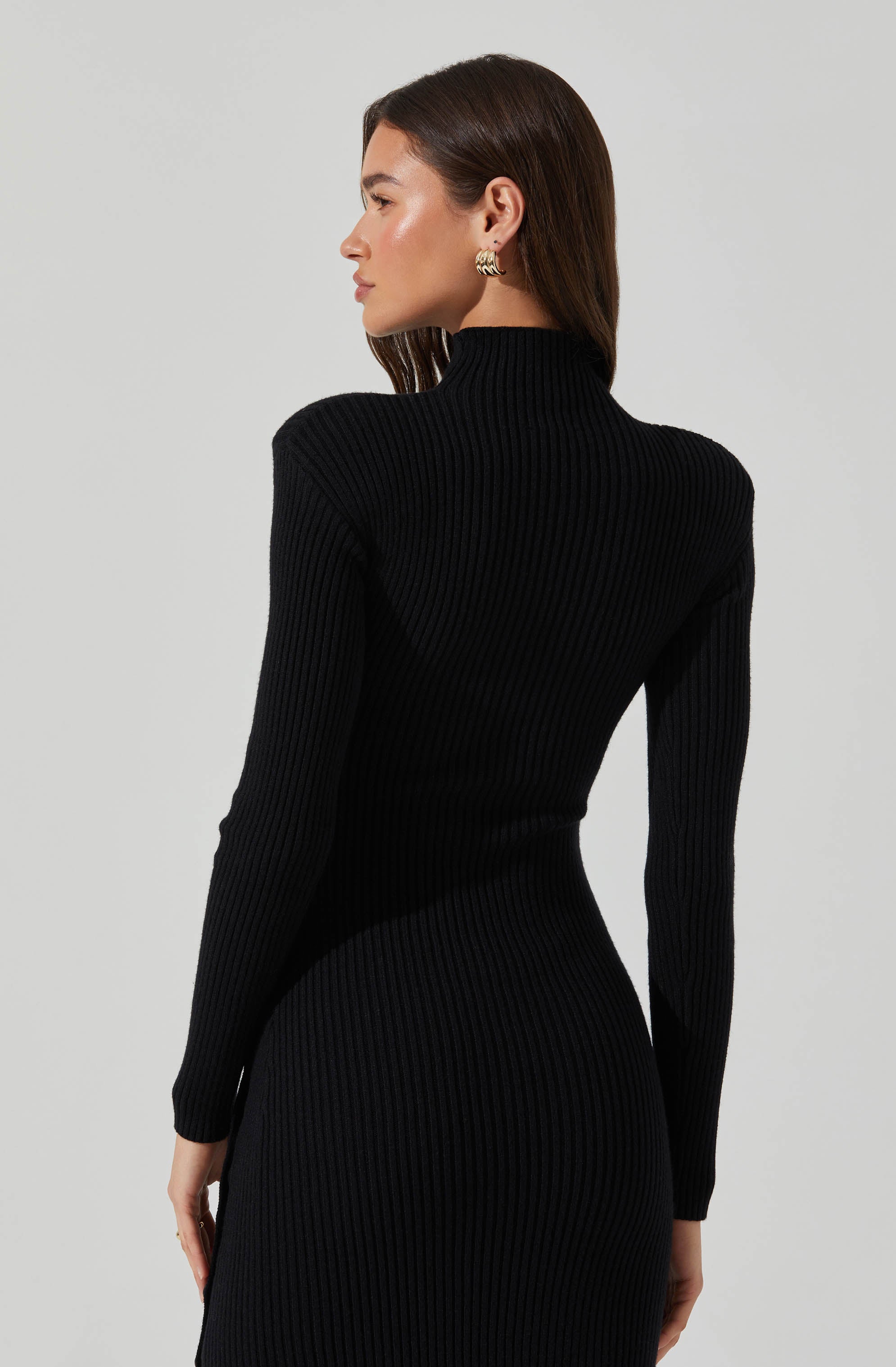 Soryn Sweater Midi Dress-Aljck