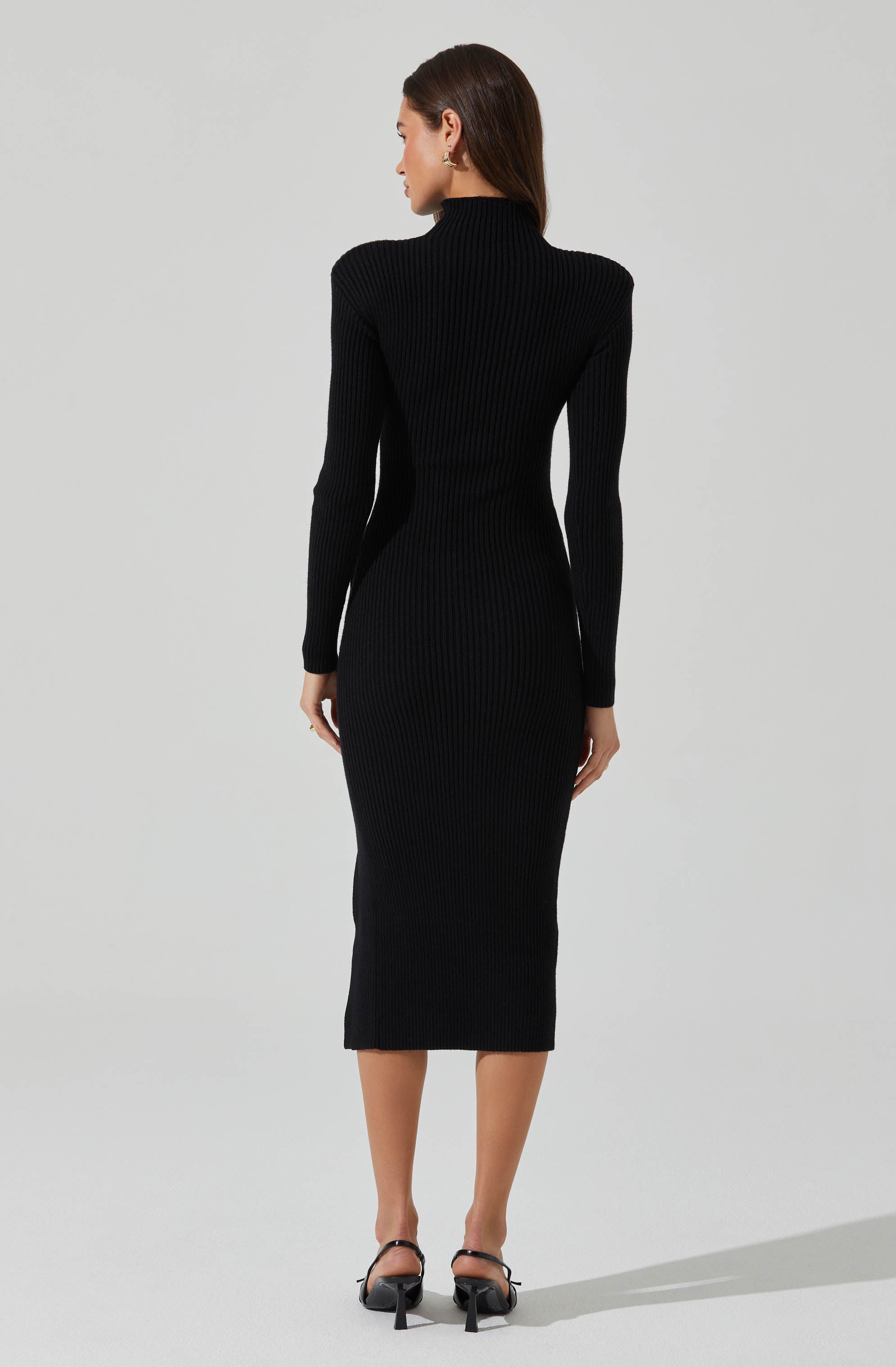 Soryn Sweater Midi Dress-Aljck