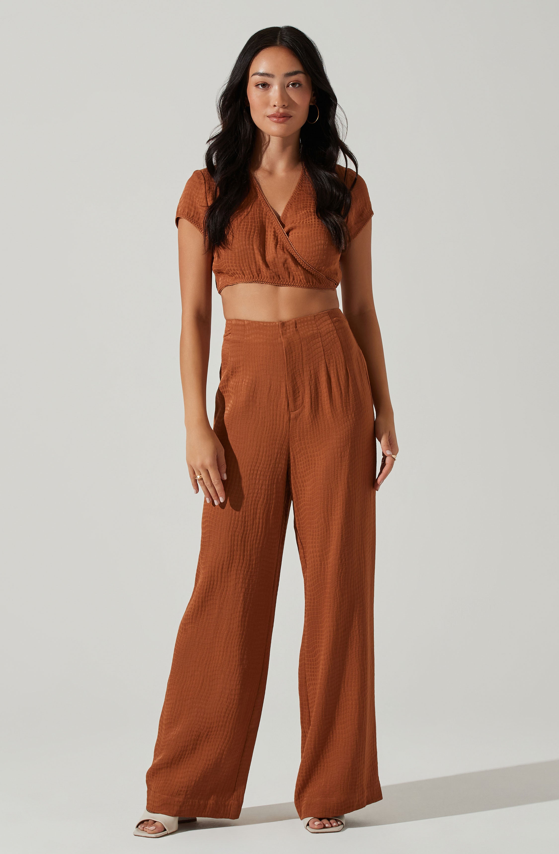 Sayla Wide Leg Pants-Aljck
