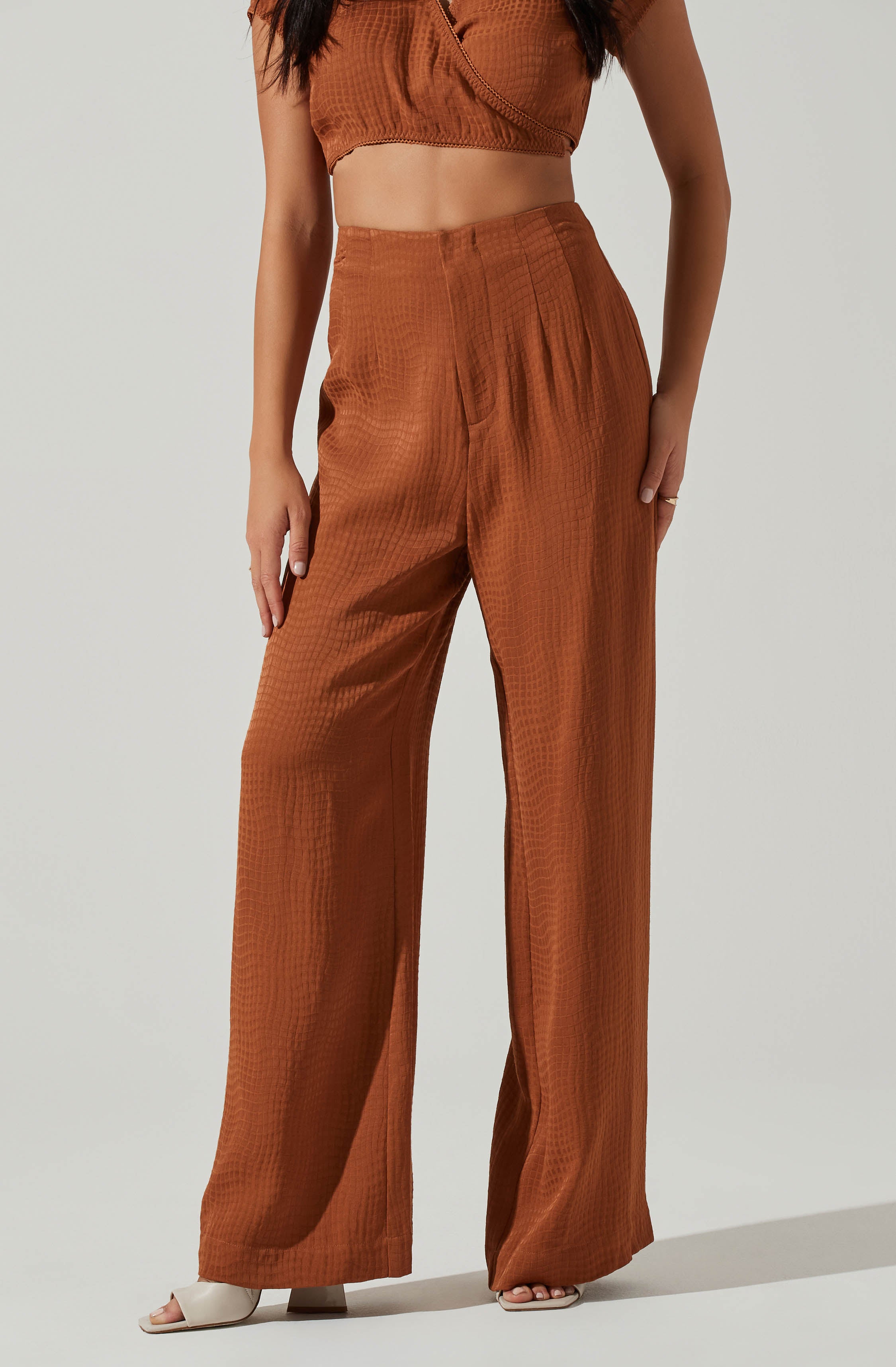 Sayla Wide Leg Pants-Aljck