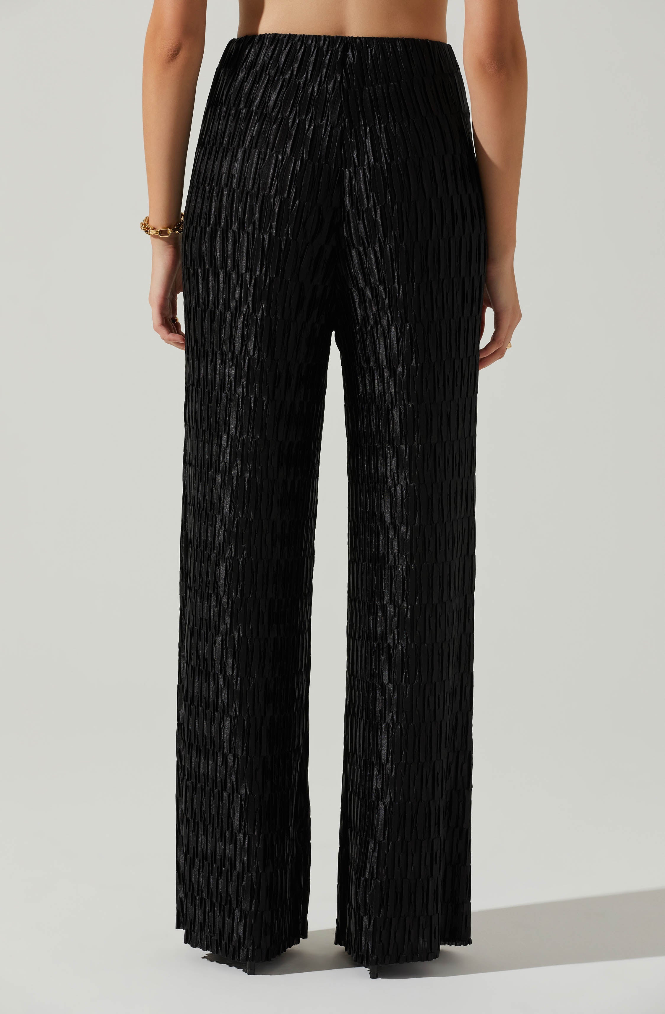 Savine Textured Pants-Aljck