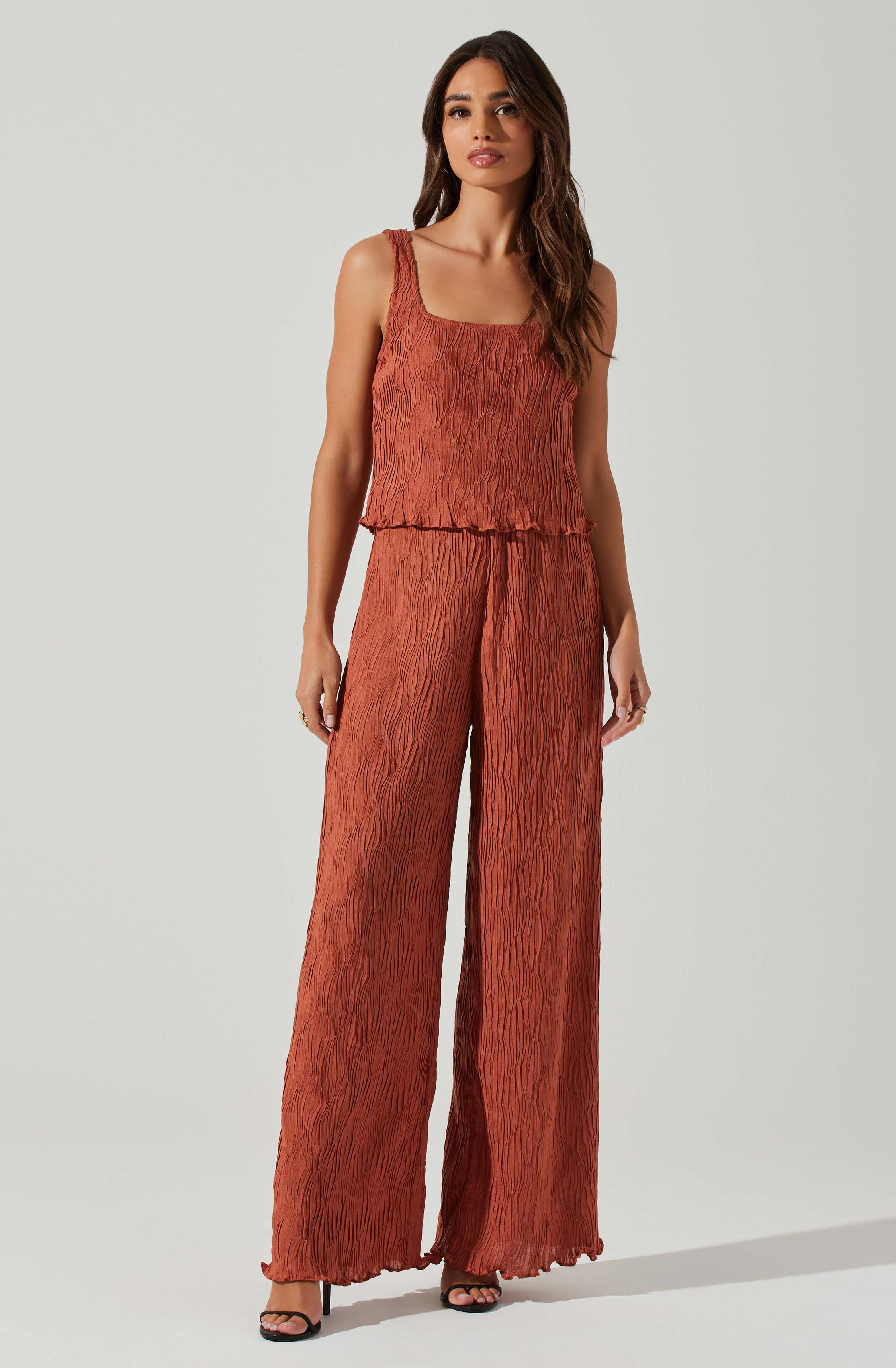 Janesa Wide Leg Pants-Aljck