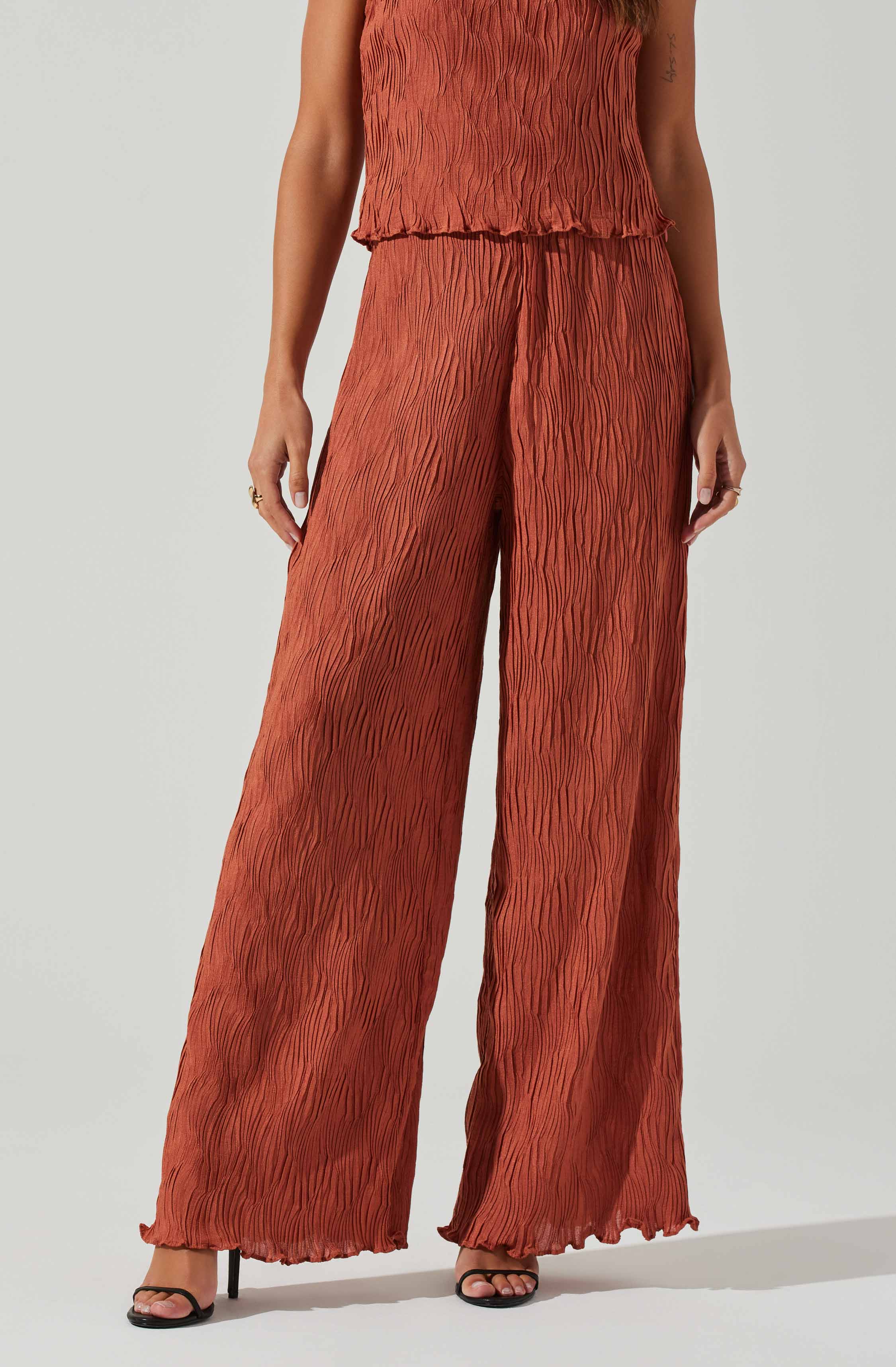 Janesa Wide Leg Pants-Aljck