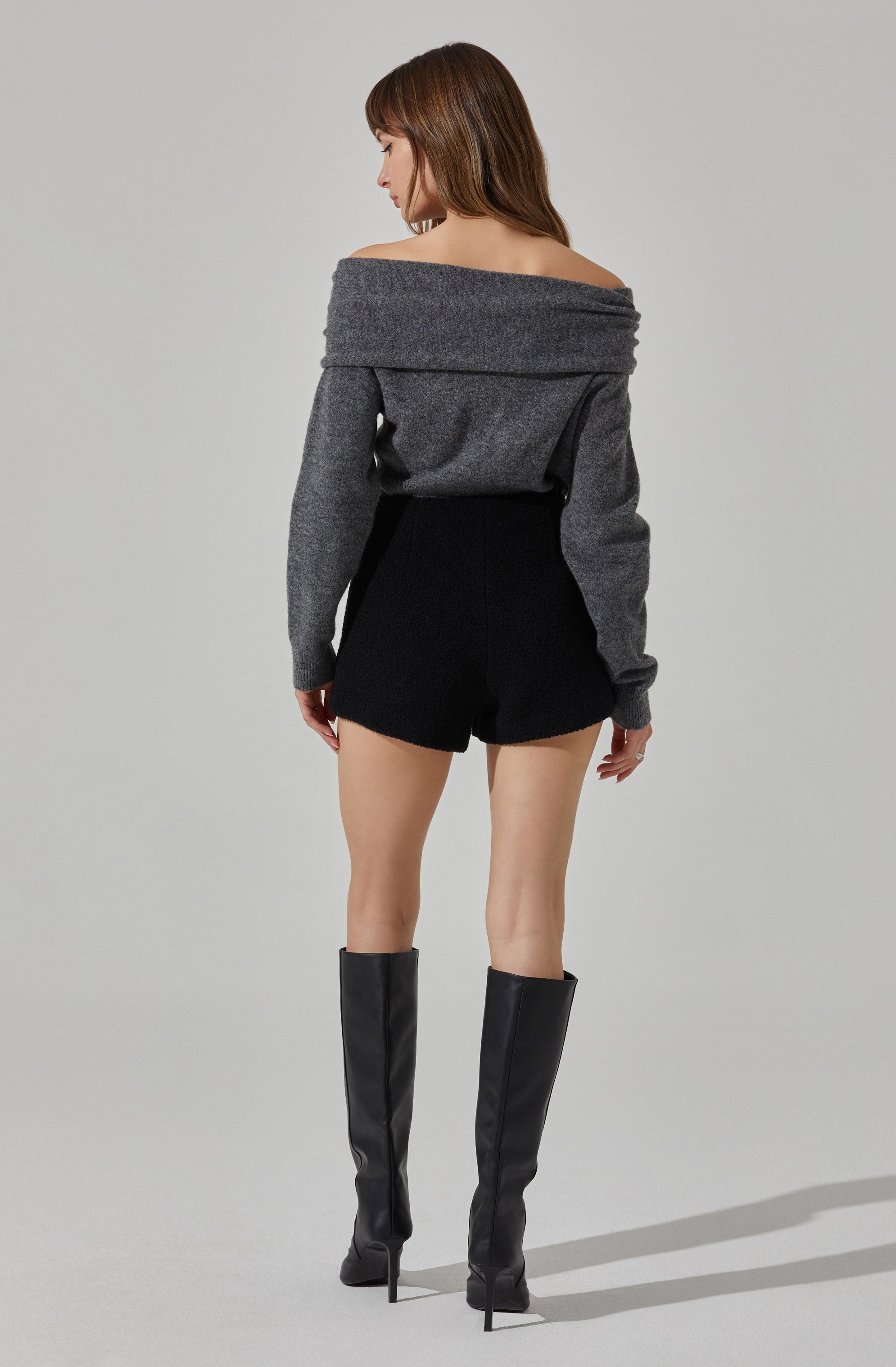 Rivka High Waist Shorts-Aljck