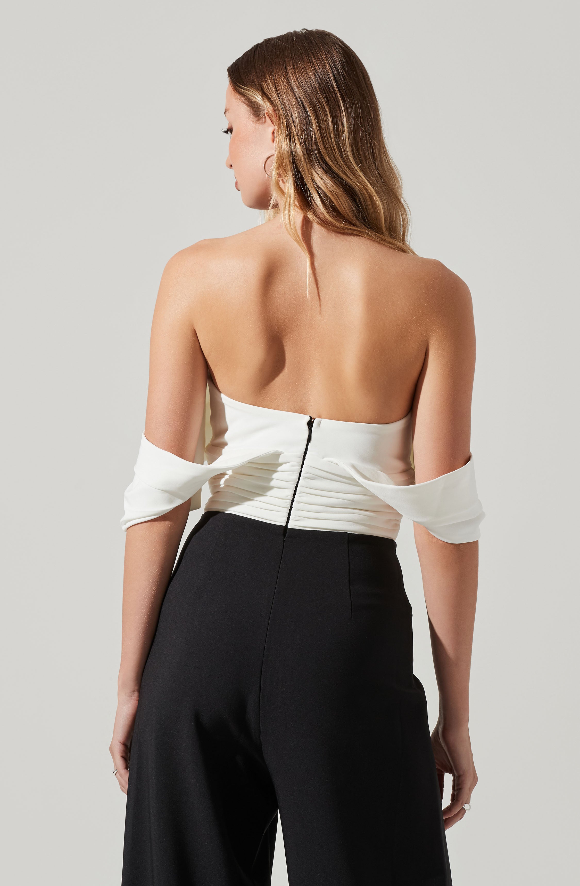 Betania Color Block Wide Leg Jumpsuit-Aljck