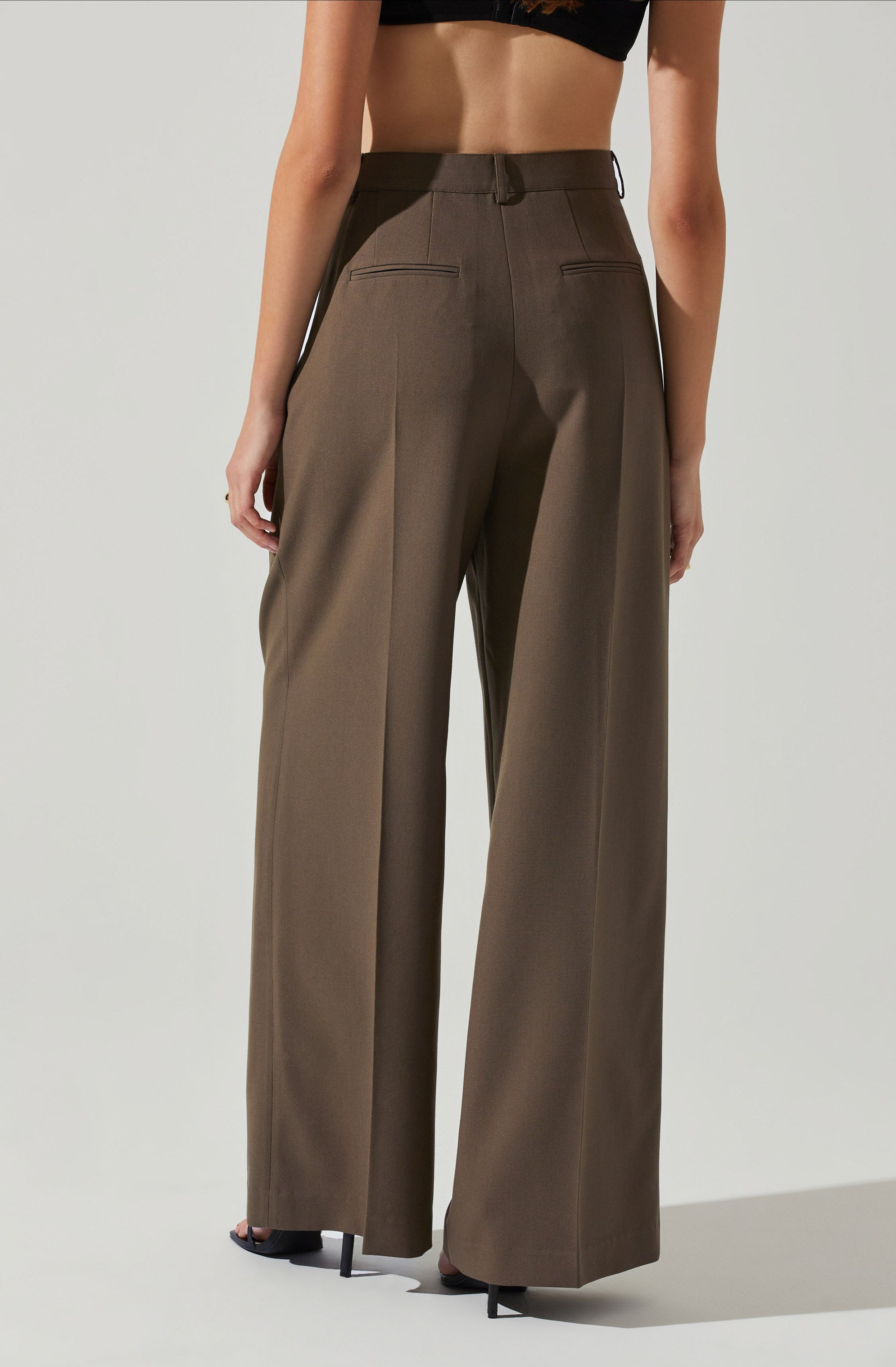Milani Wide Leg Trouser Pants-Aljck