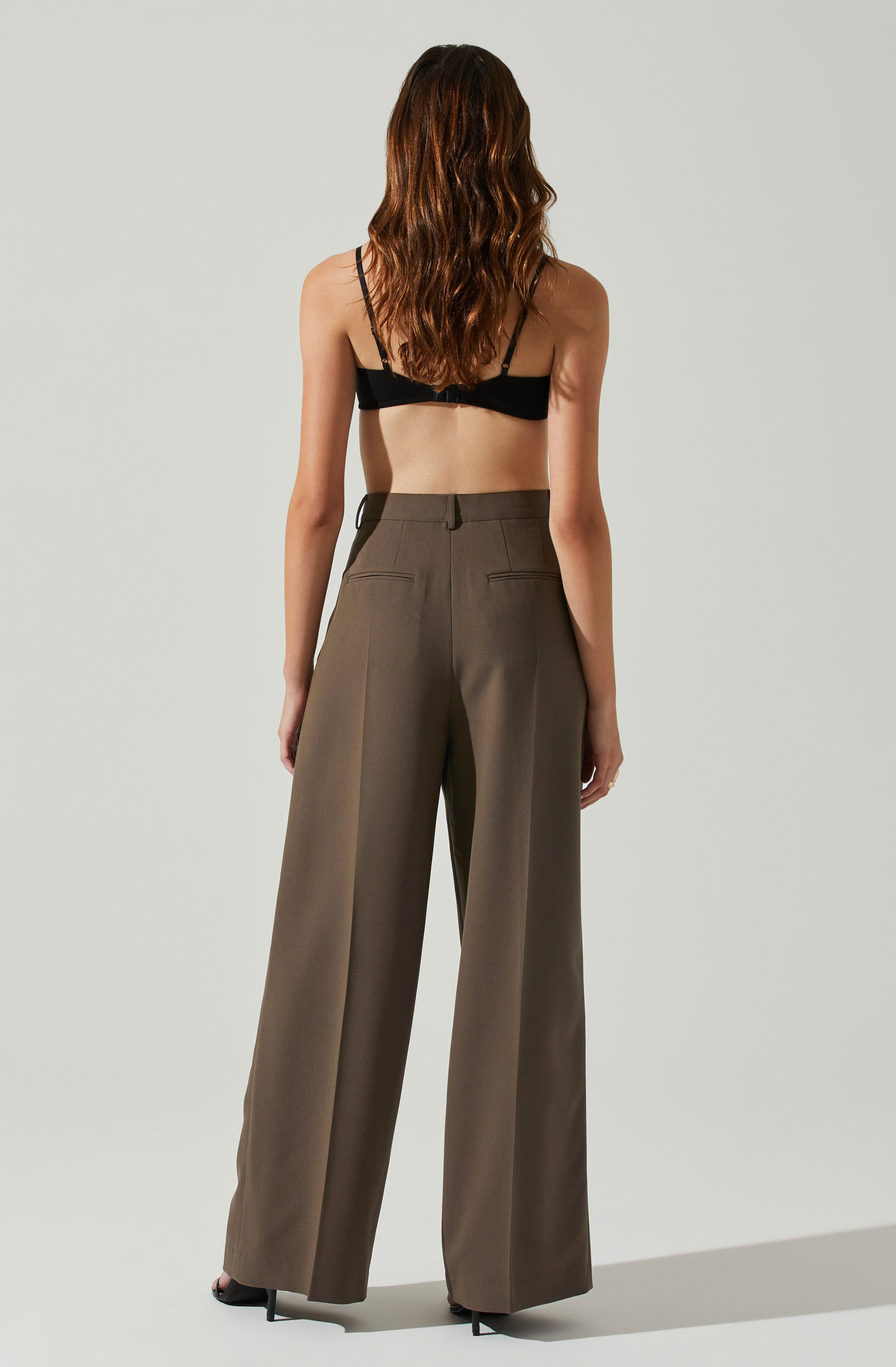 Milani Wide Leg Trouser Pants-Aljck