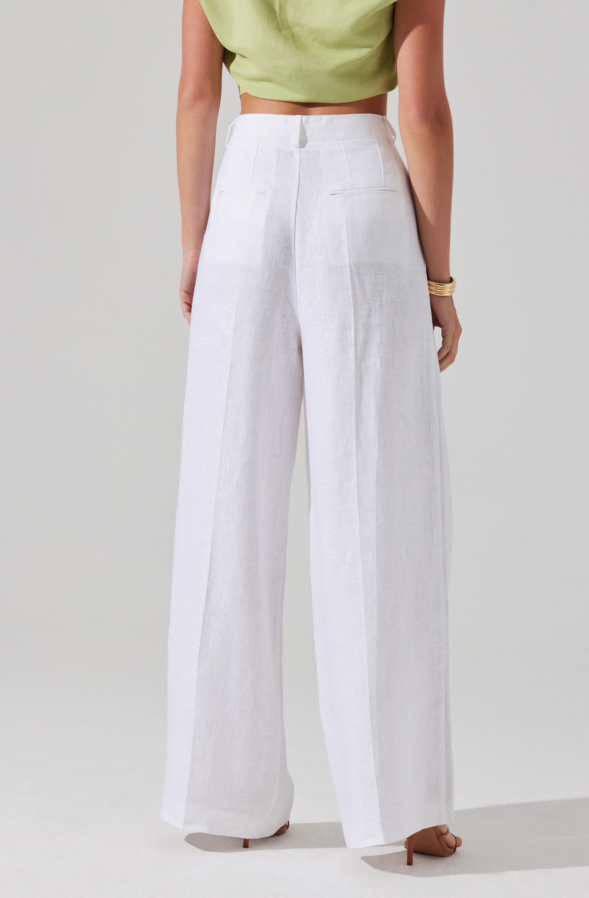 Milani Wide Leg Trouser Pants-Aljck