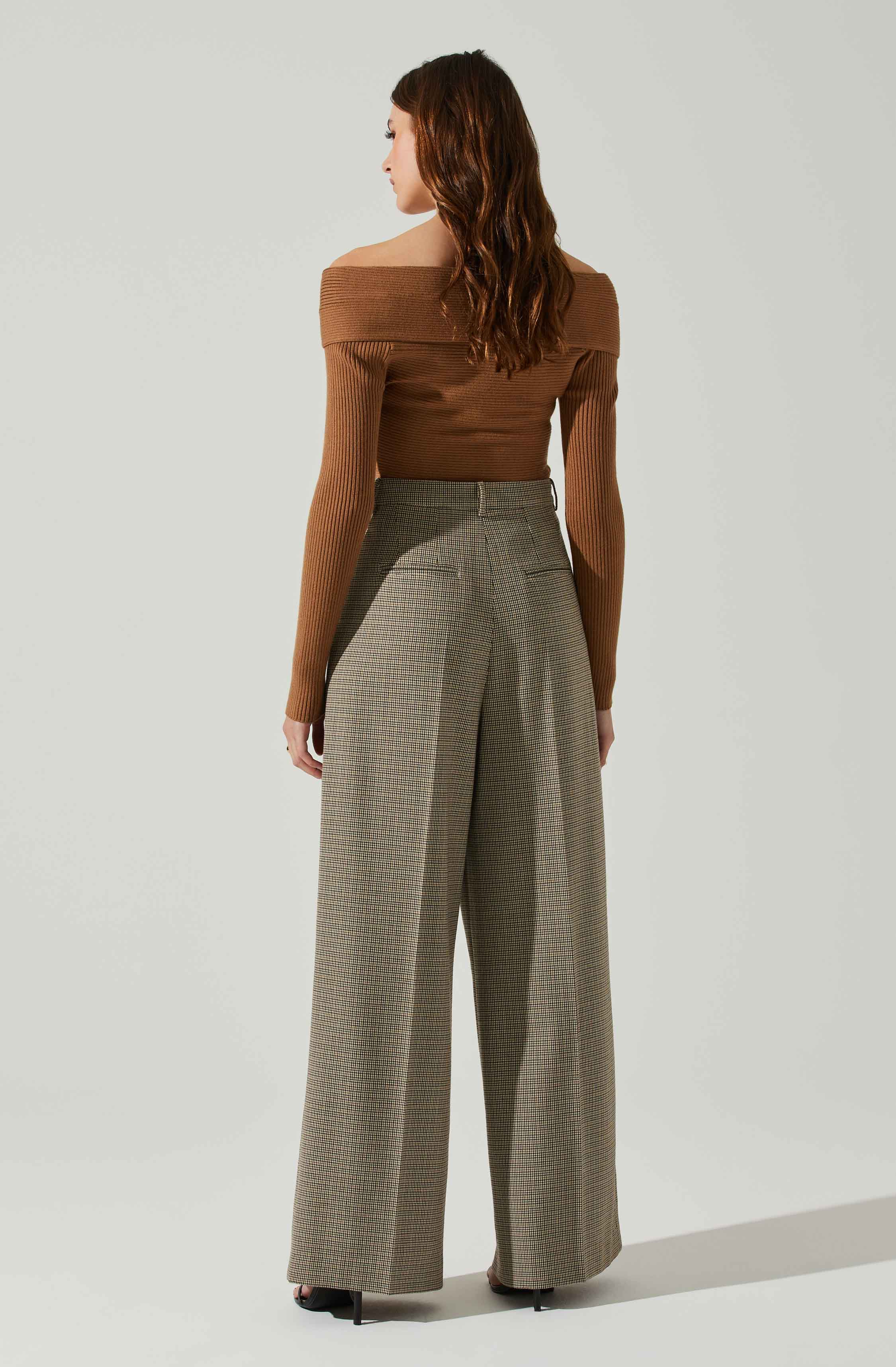 Milani Wide Leg Trouser Pants-Aljck