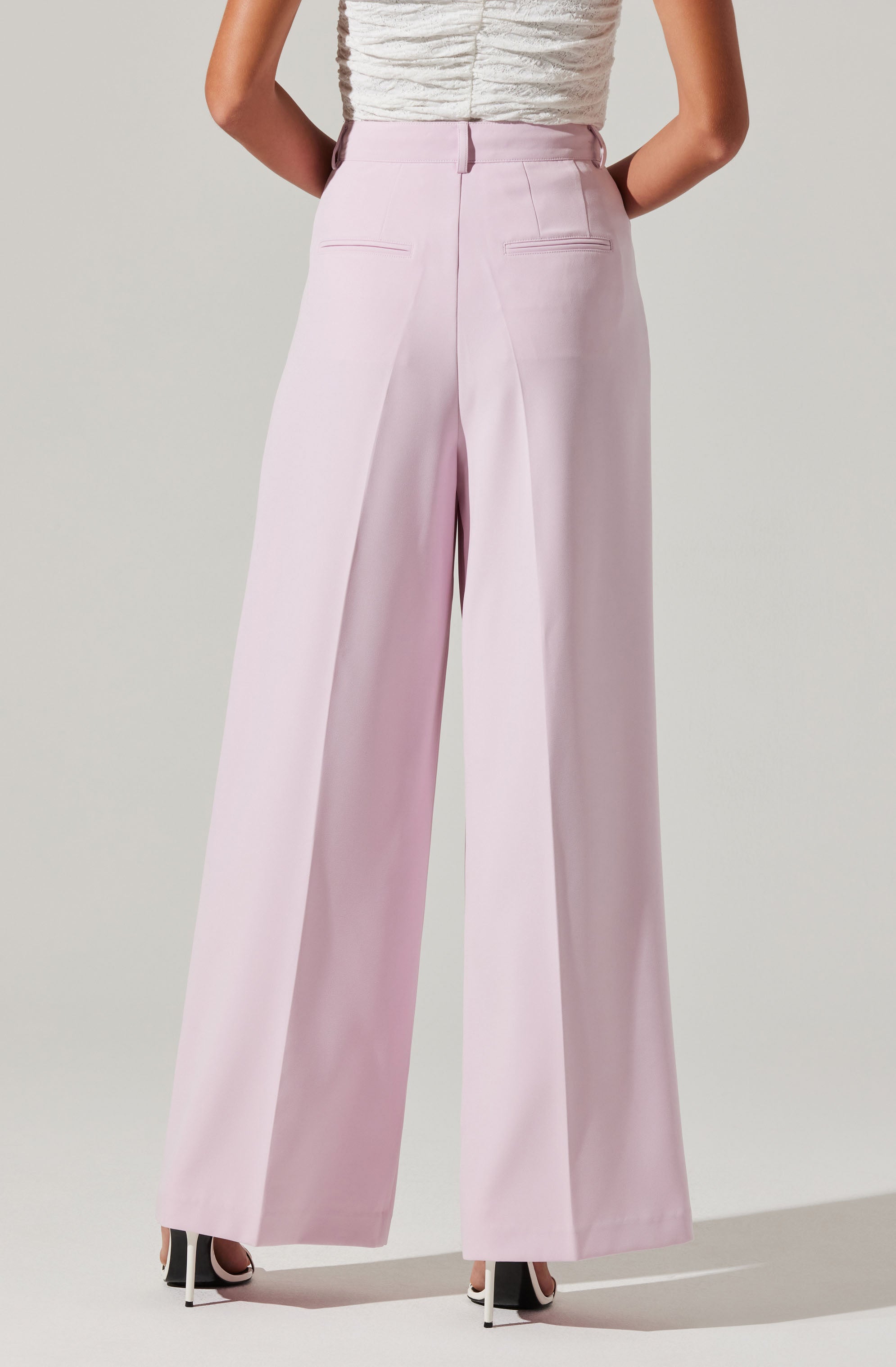 Milani Wide Leg Trouser Pants-Aljck