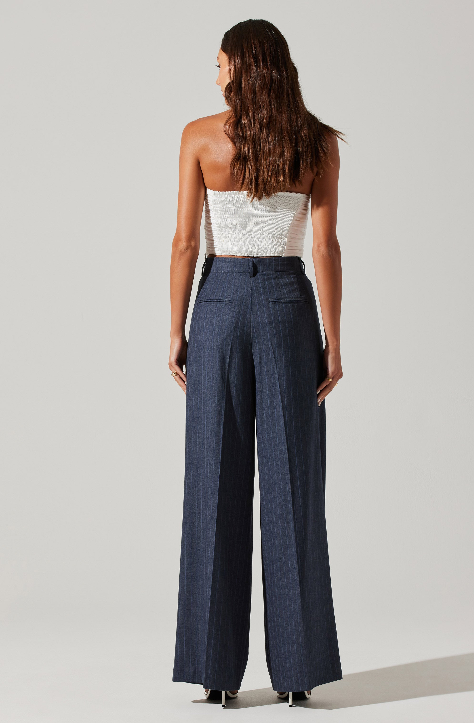 Milani Wide Leg Trouser Pants-Aljck