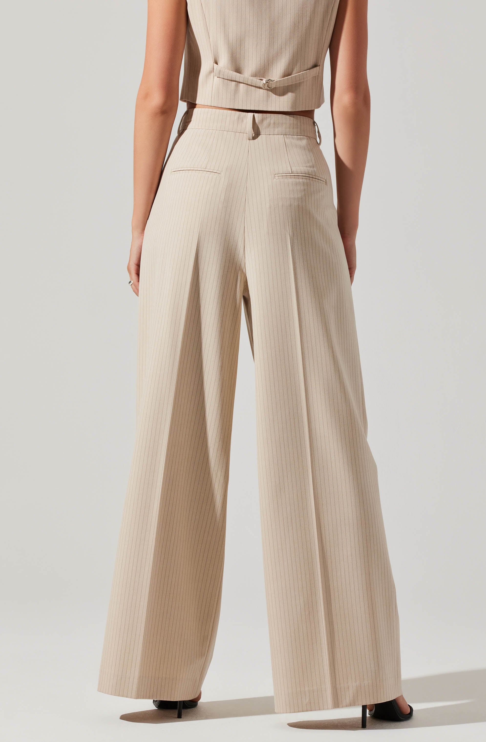 Milani Wide Leg Trouser Pants-Aljck