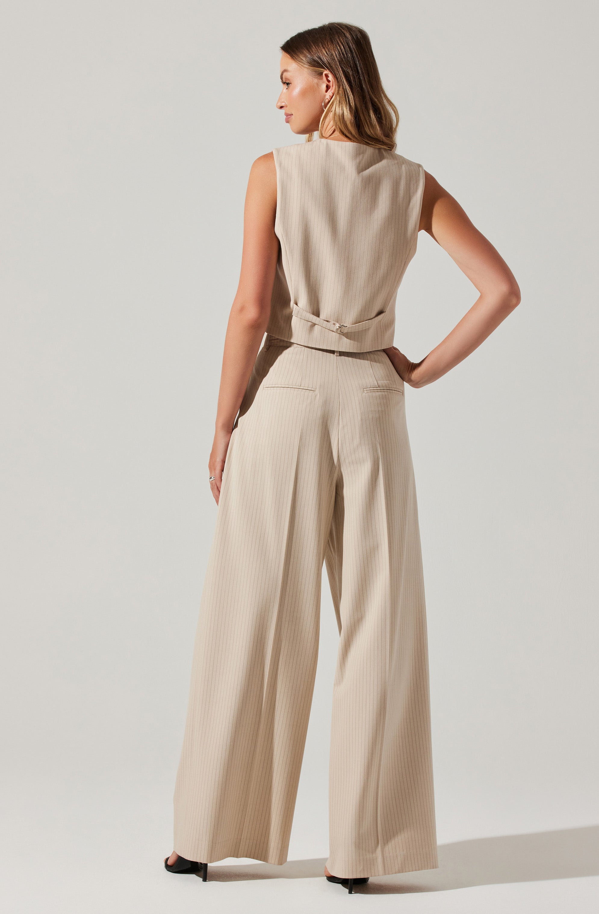 Milani Wide Leg Trouser Pants-Aljck