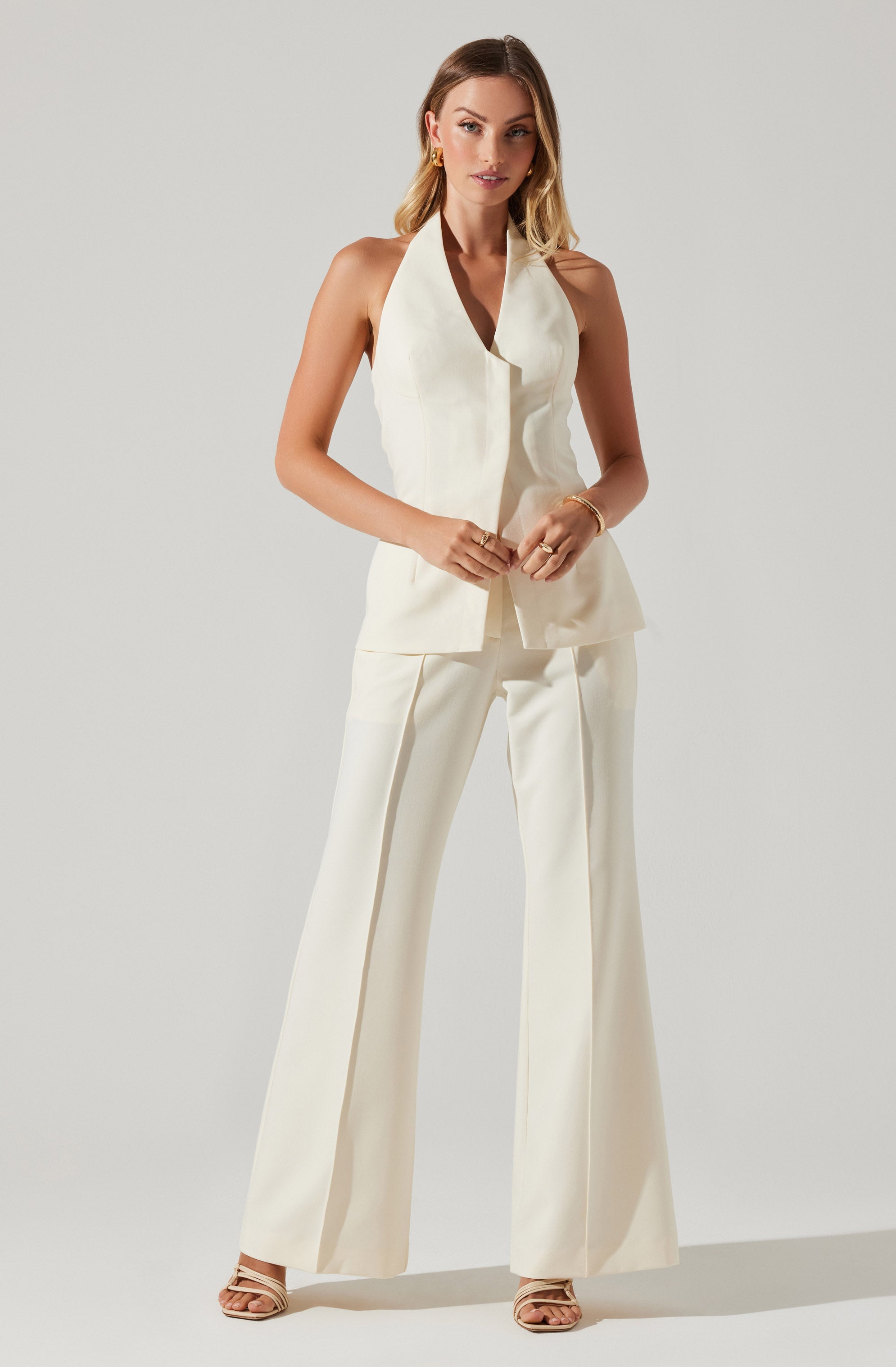 Chaser High Waisted Flare Pants-Aljck