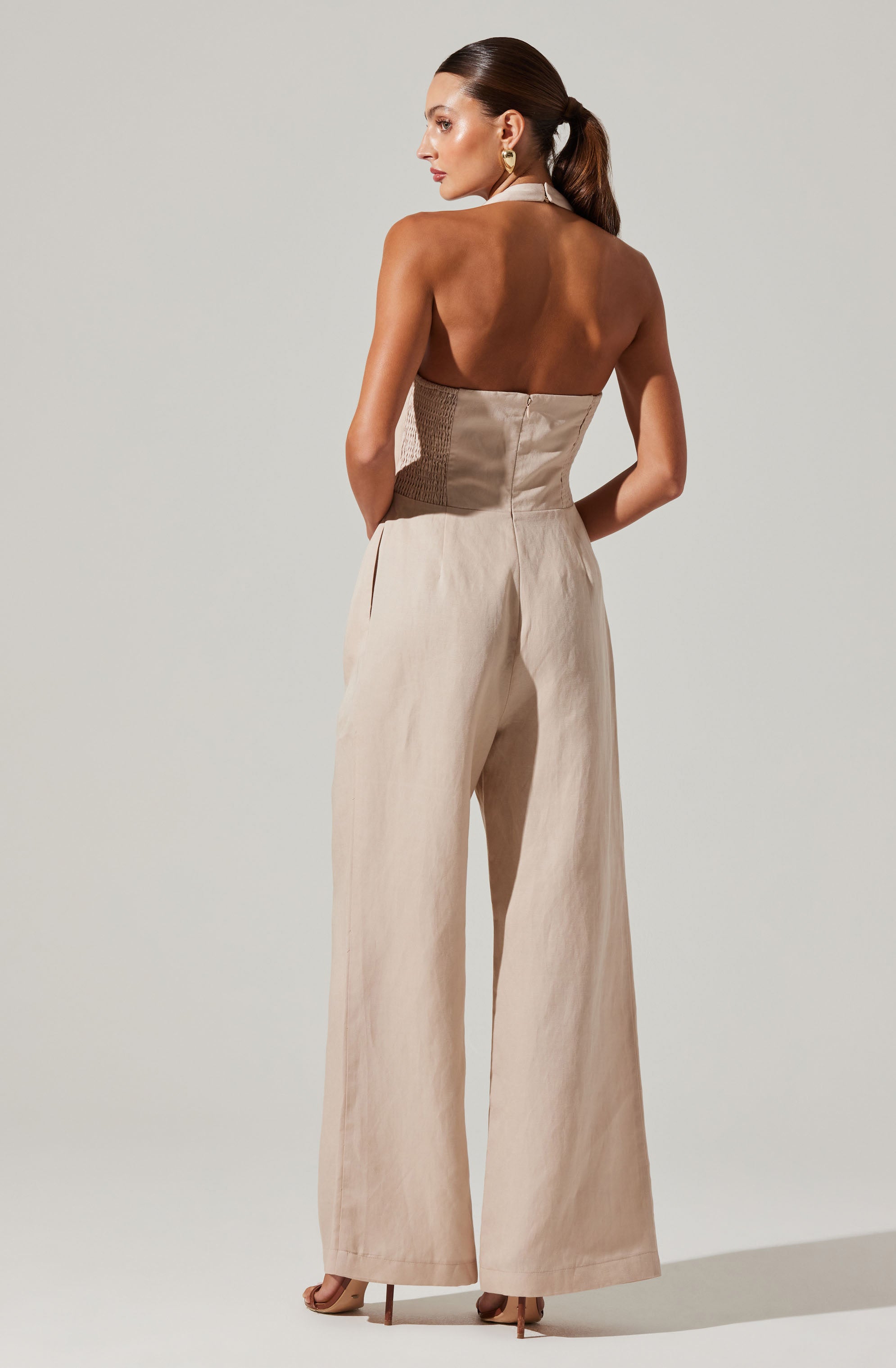 Tatum Halter Neck Jumpsuit-Aljck