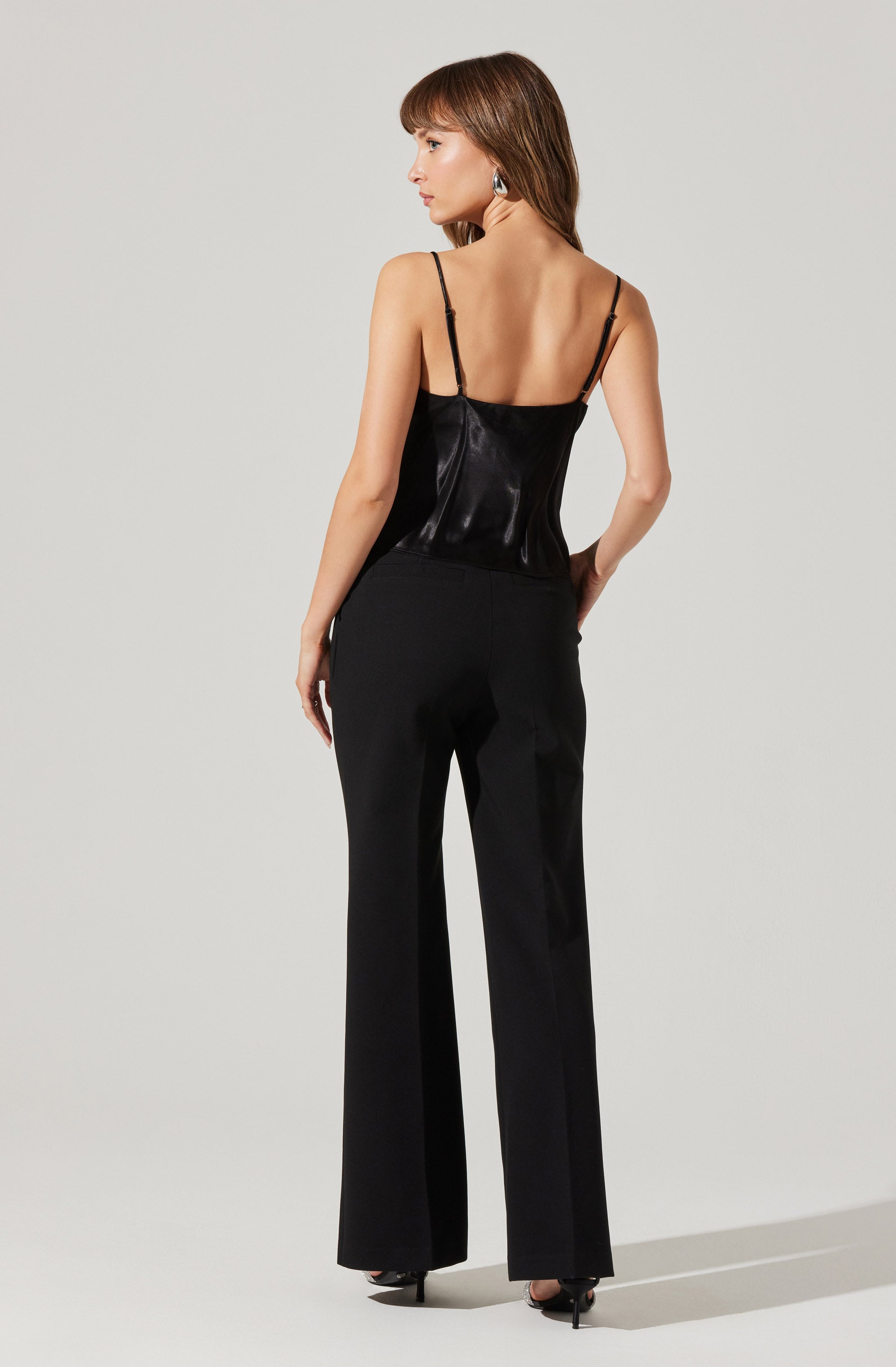 Lawson High Waisted Trouser Pants-Aljck