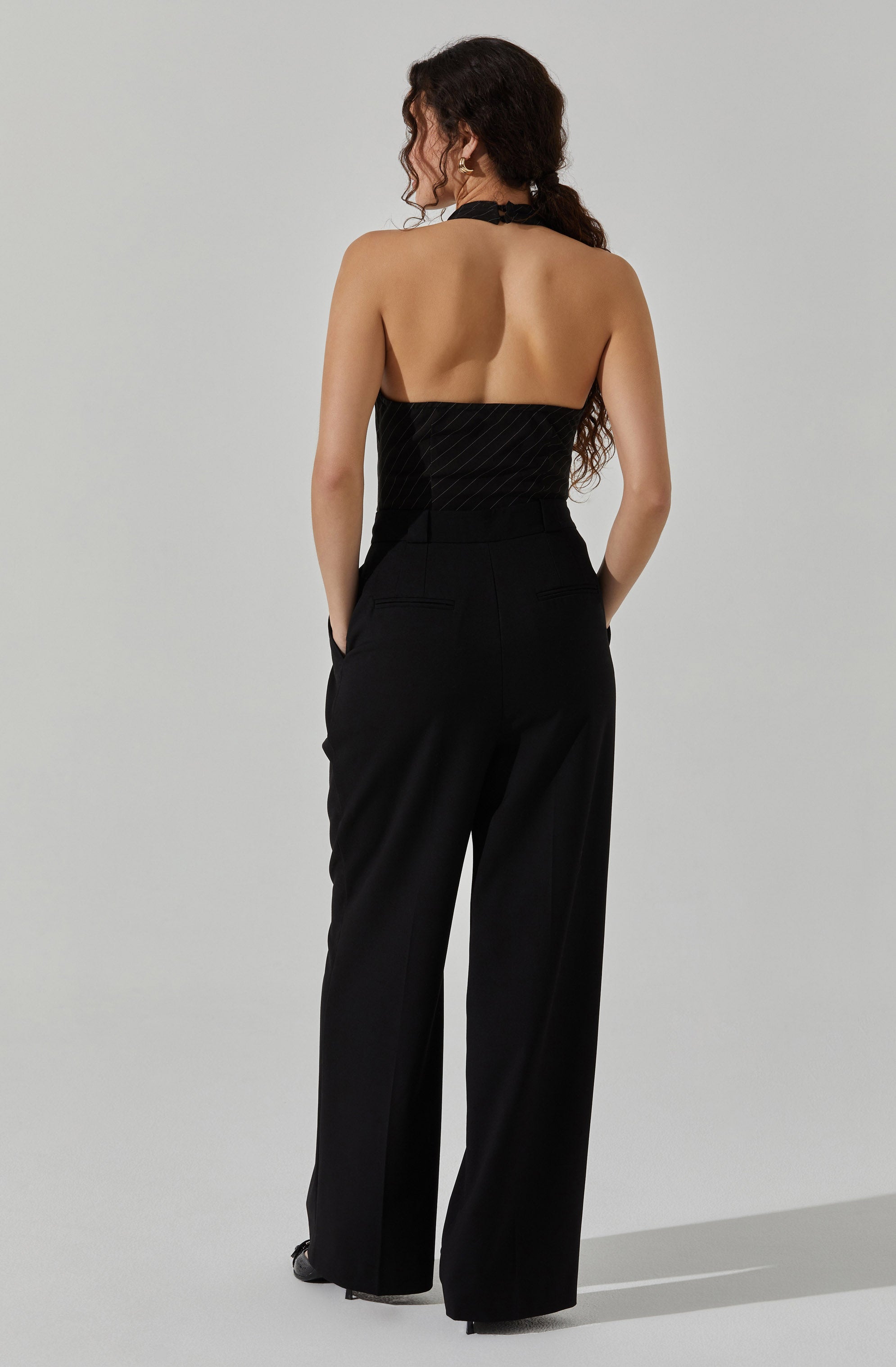 Bryony High Waisted Trouser Pants-Aljck