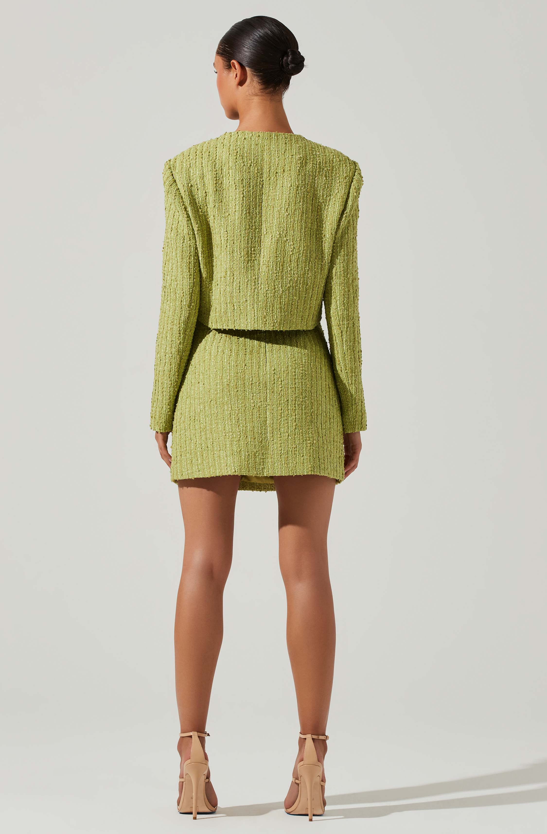 Covina Tweed Mini Skirt-Aljck