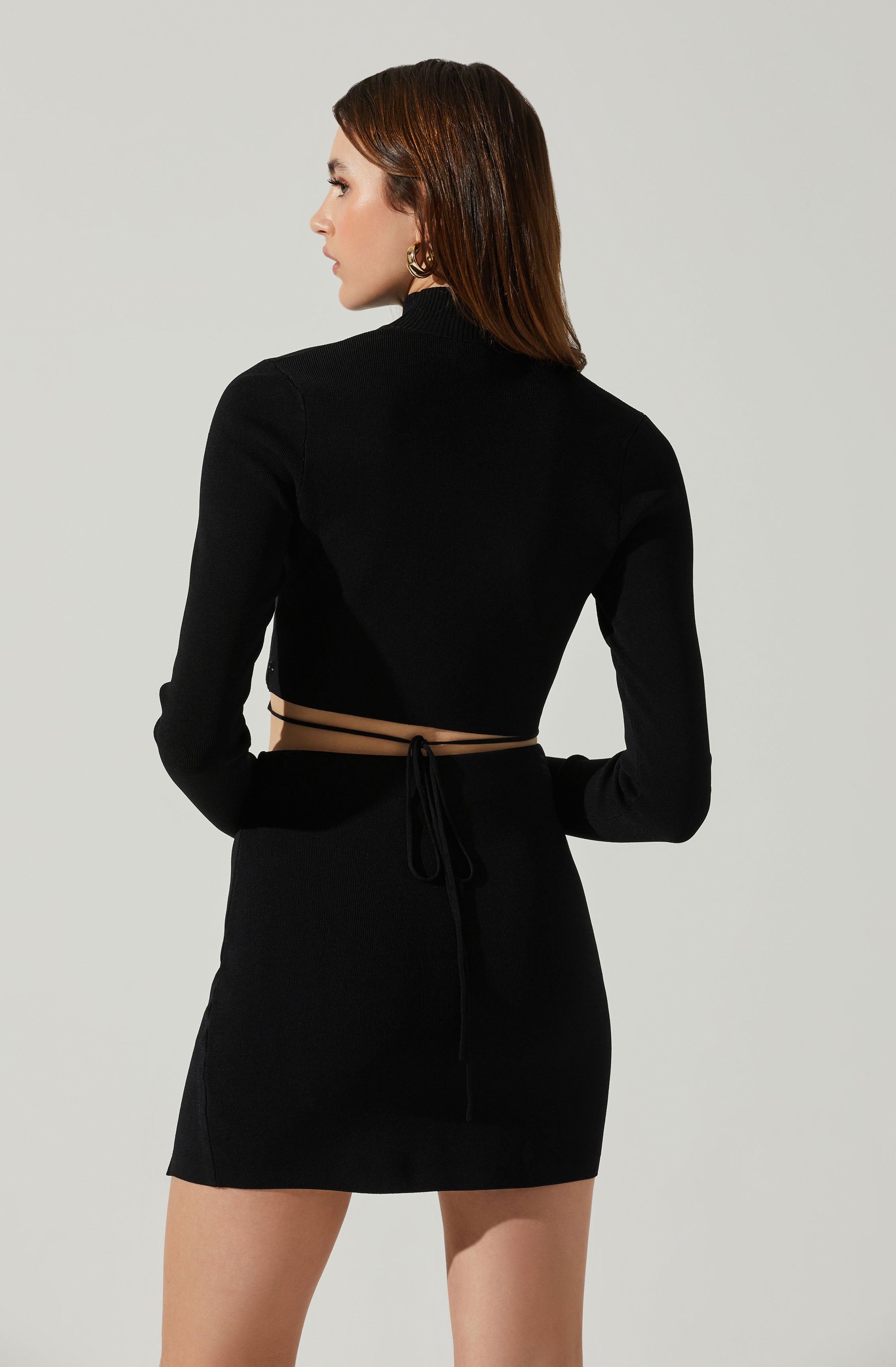 Raven Mini Skirt-Aljck