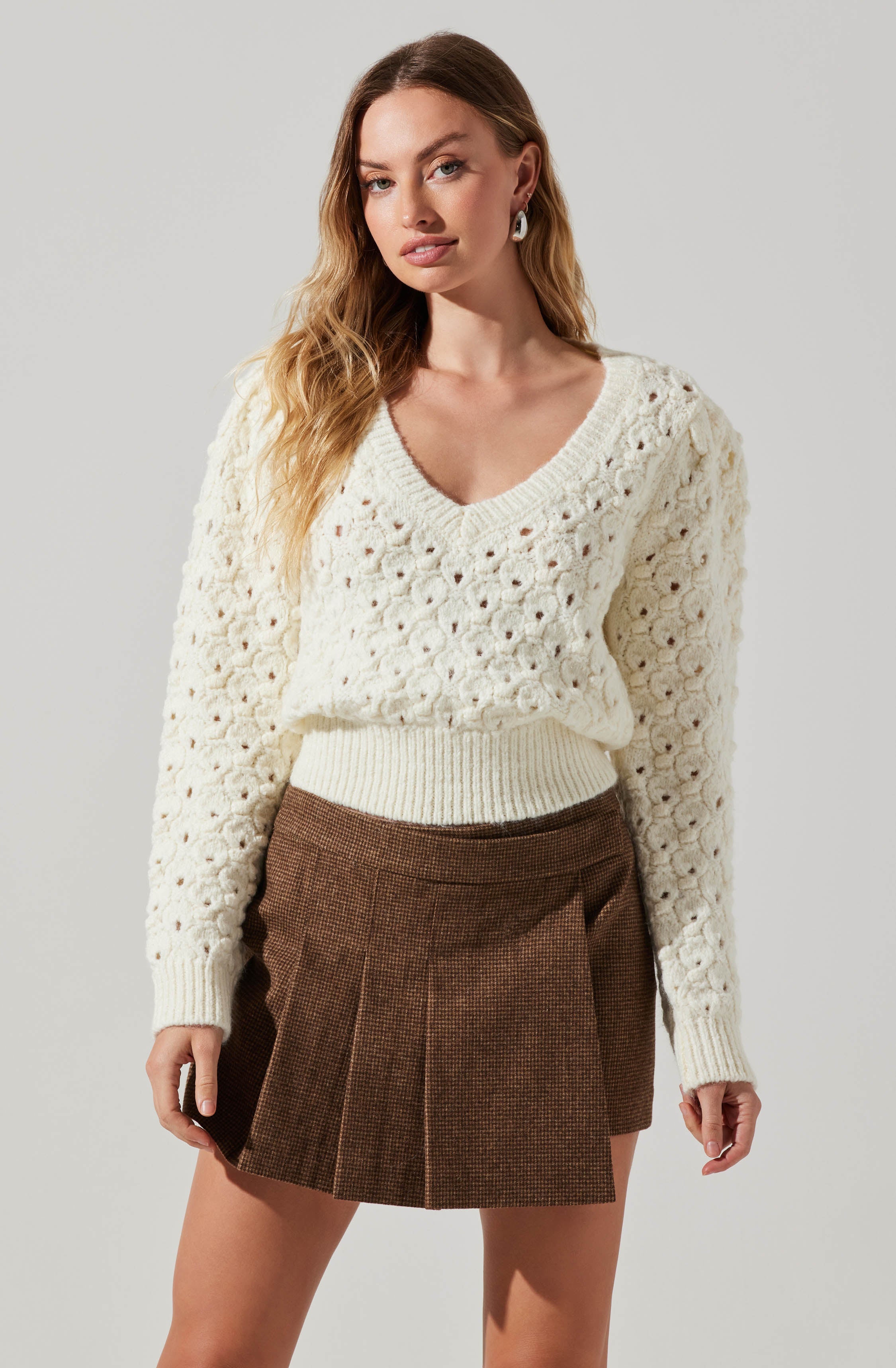 Theodora Pleated Mini Skirt-Aljck