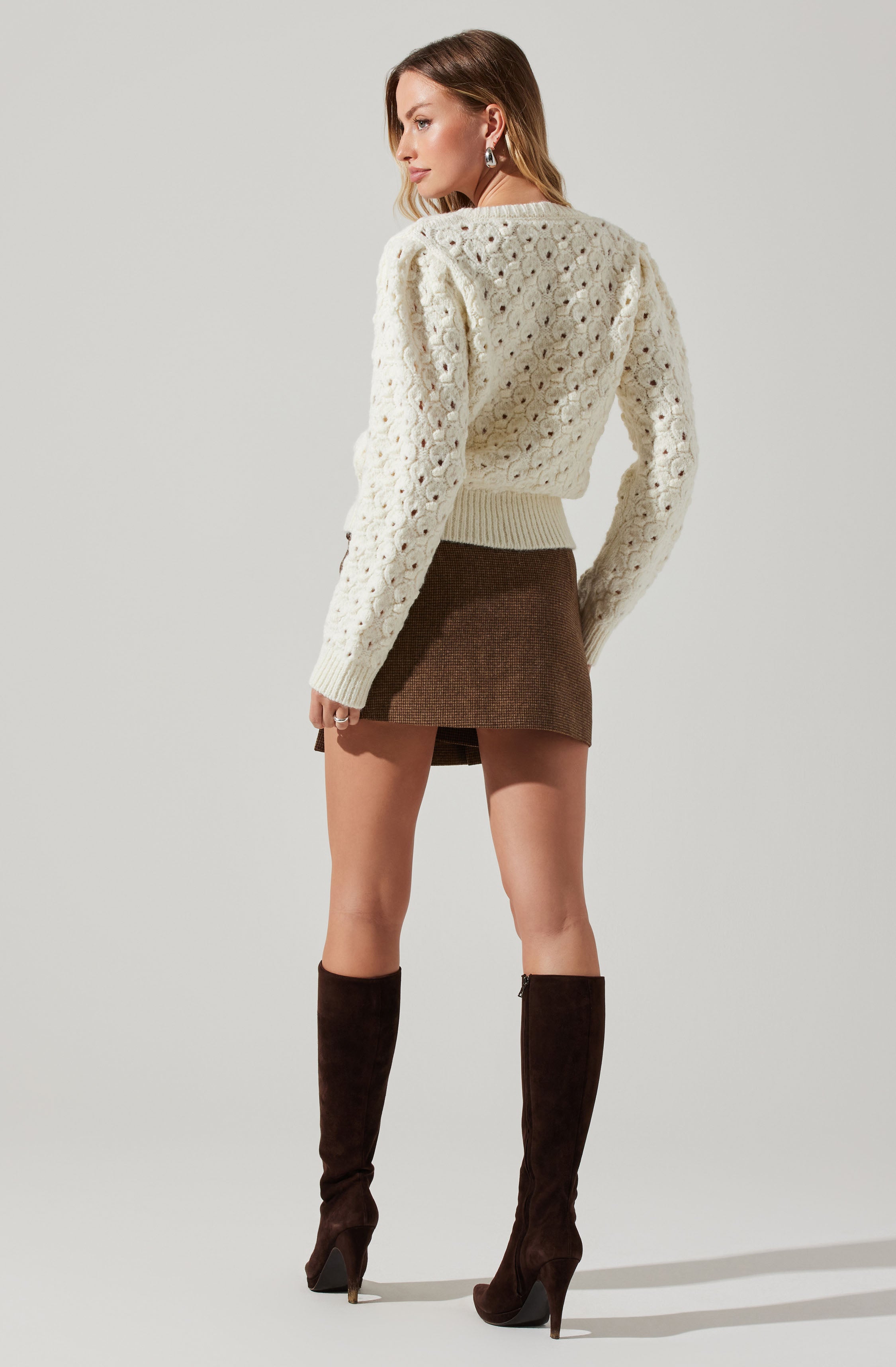 Theodora Pleated Mini Skirt-Aljck