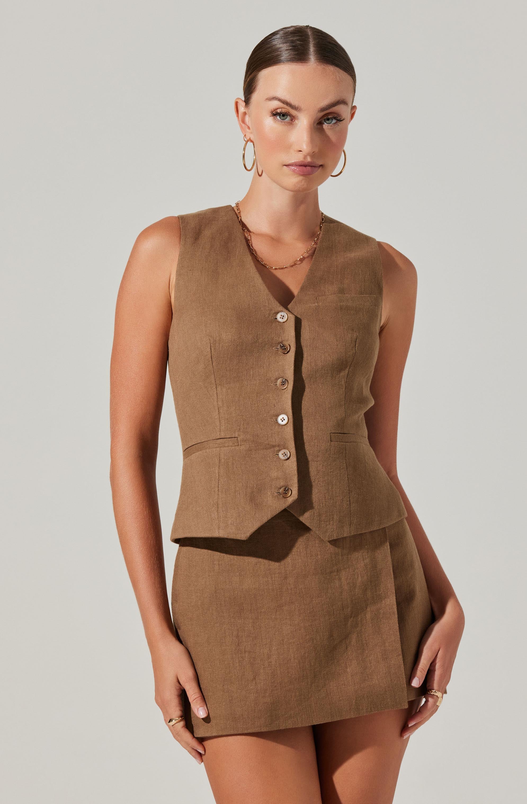 Kaiko Linen Skirt-Aljck