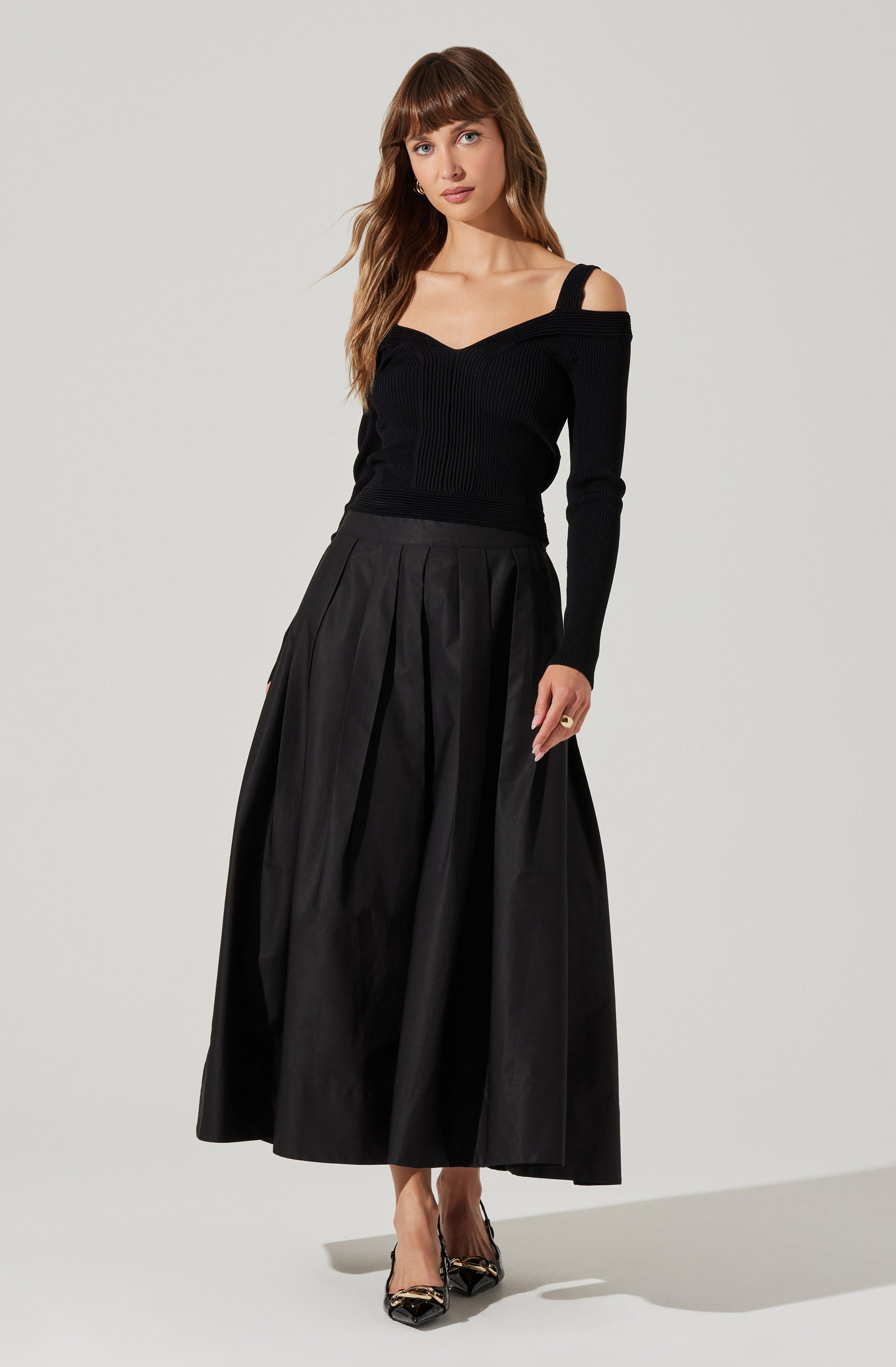 Catarina Full Midi Skirt-Aljck