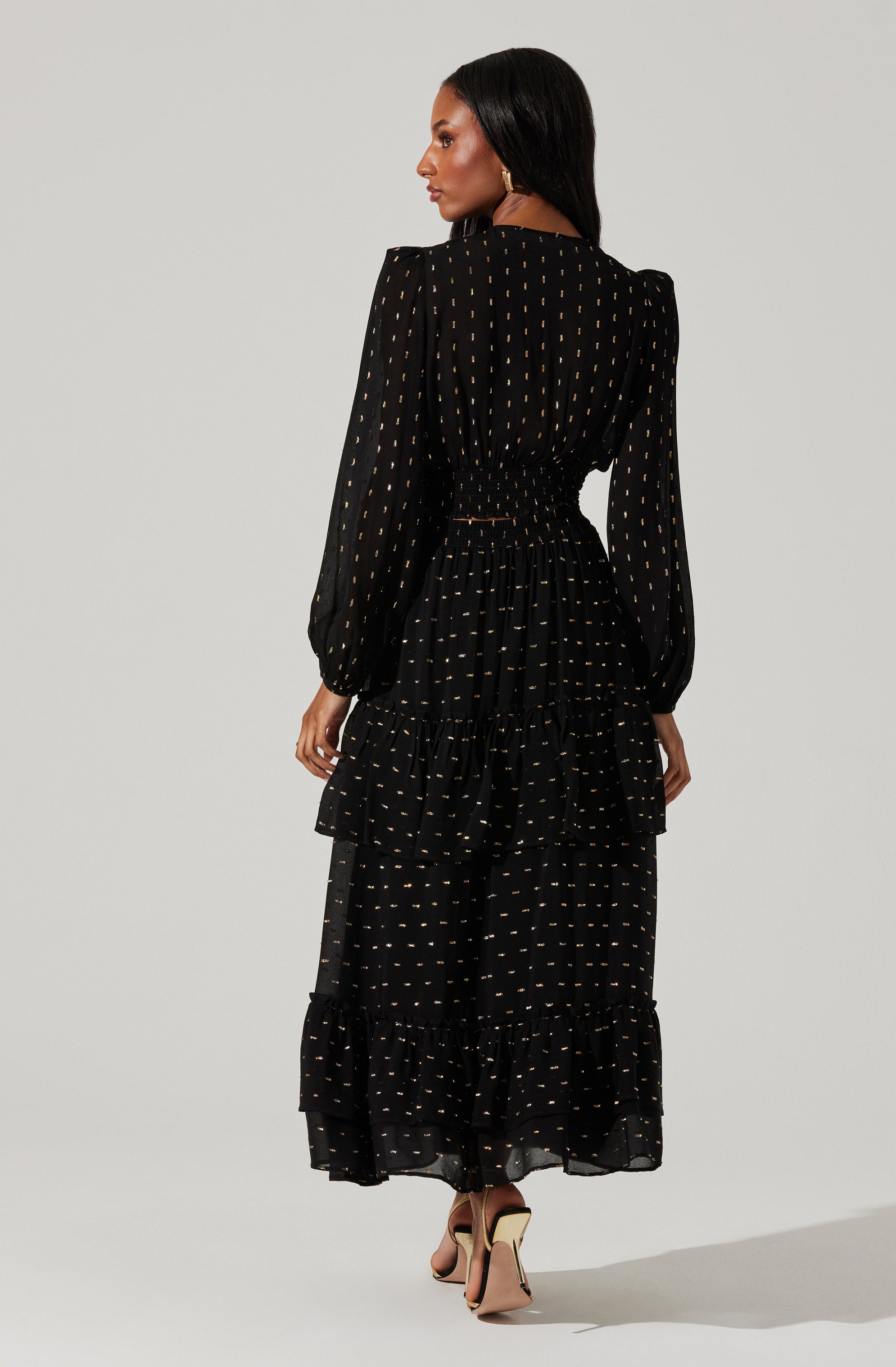 Nix Tiered Maxi Skirt-Aljck