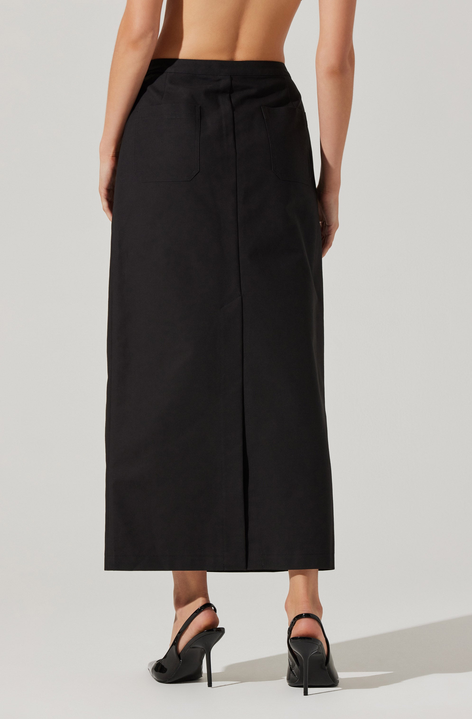 Sibley Tailored Midi Skirt-Aljck