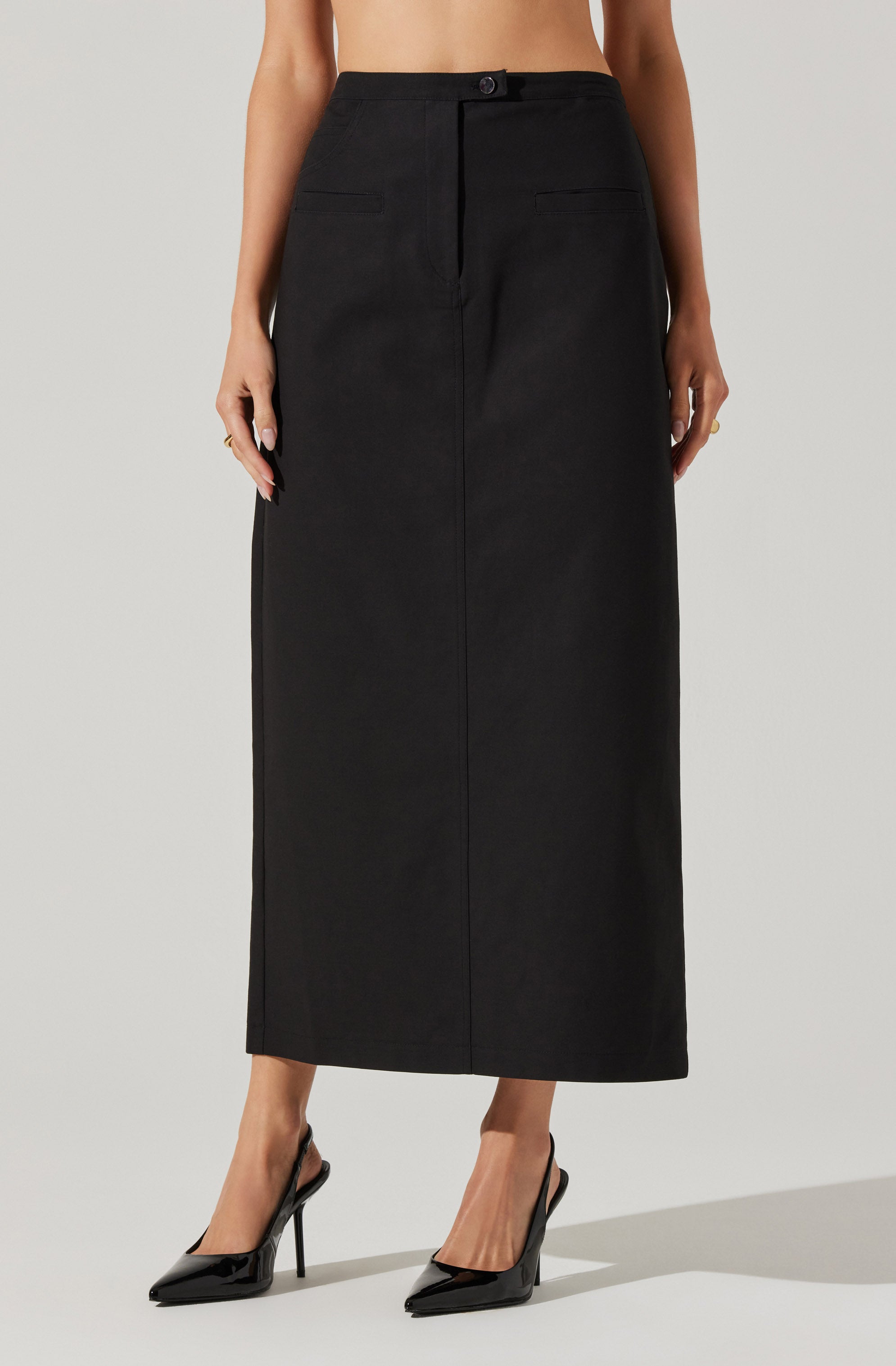 Sibley Tailored Midi Skirt-Aljck
