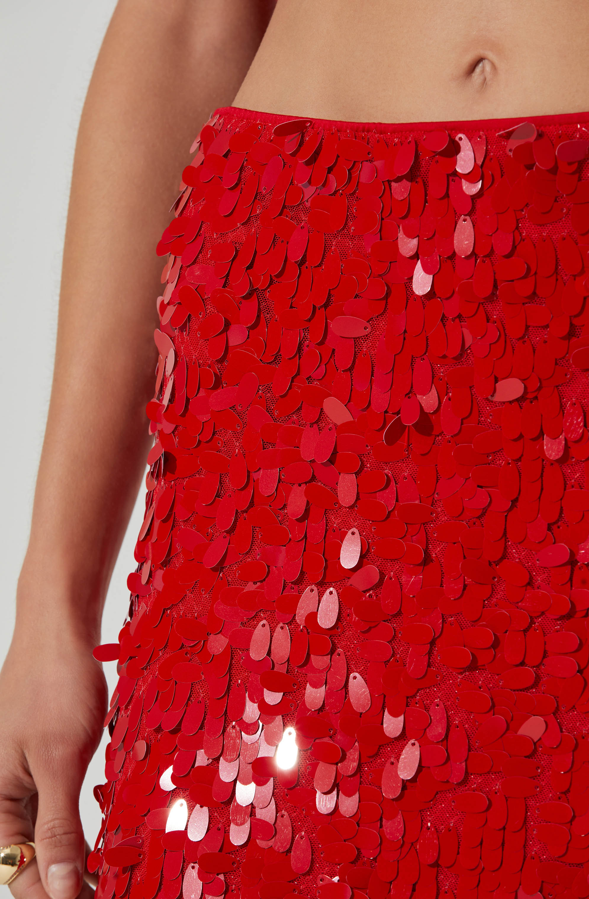 Amos Sequin Midi Skirt-Aljck