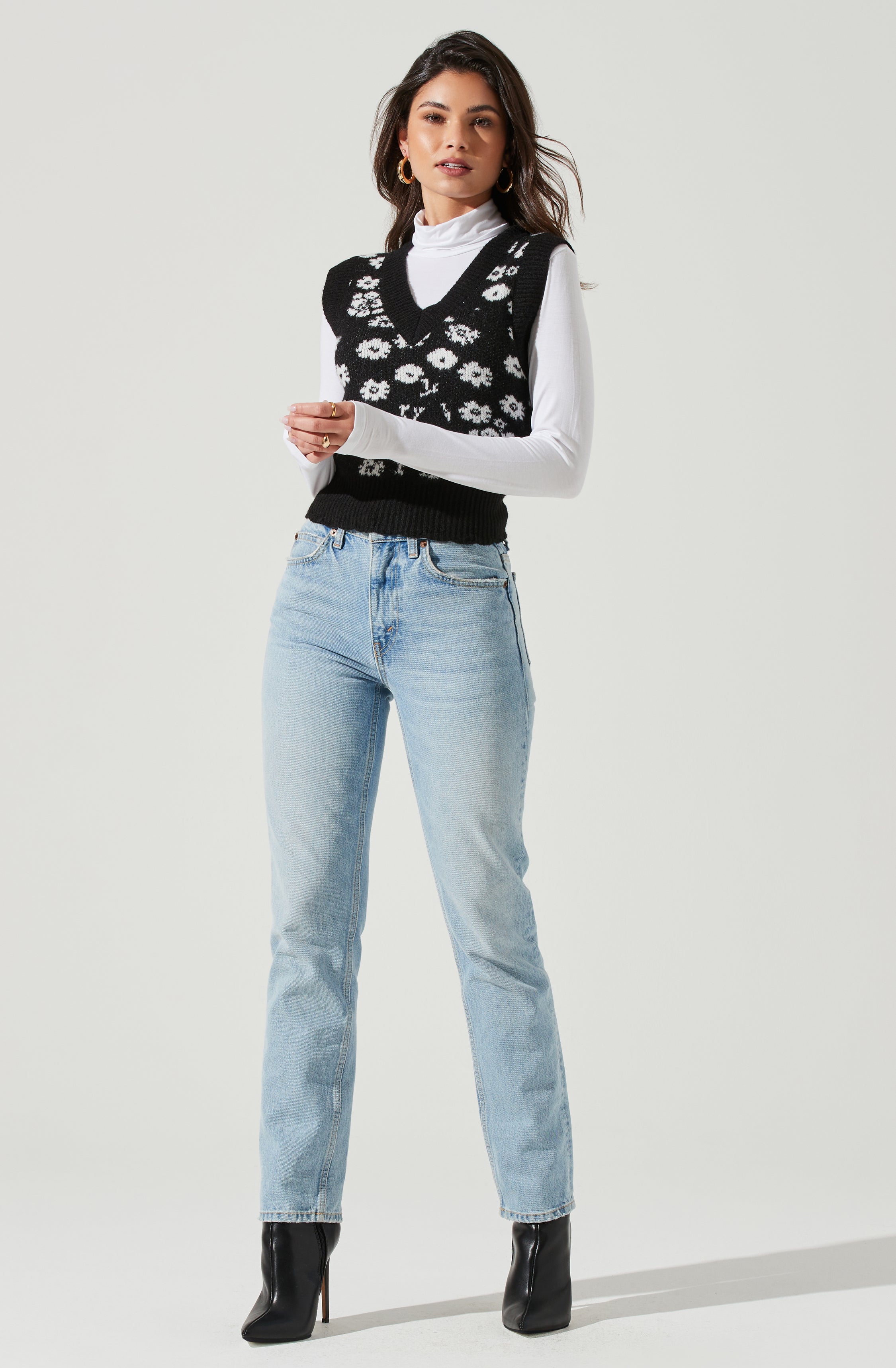 Primrose V Neck Sweater Vest-Aljck