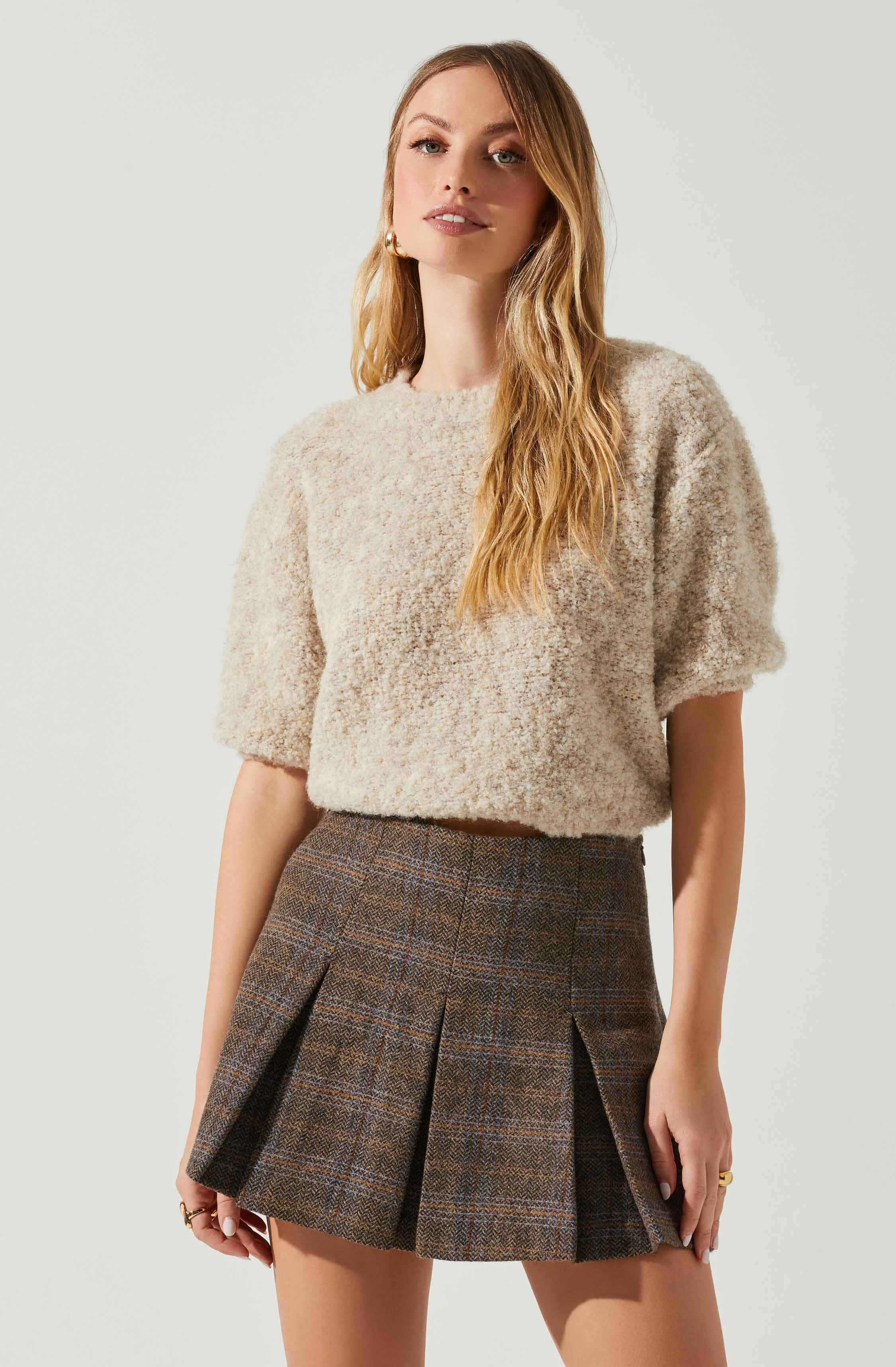 Colette Short Sleeve Sweater-Aljck