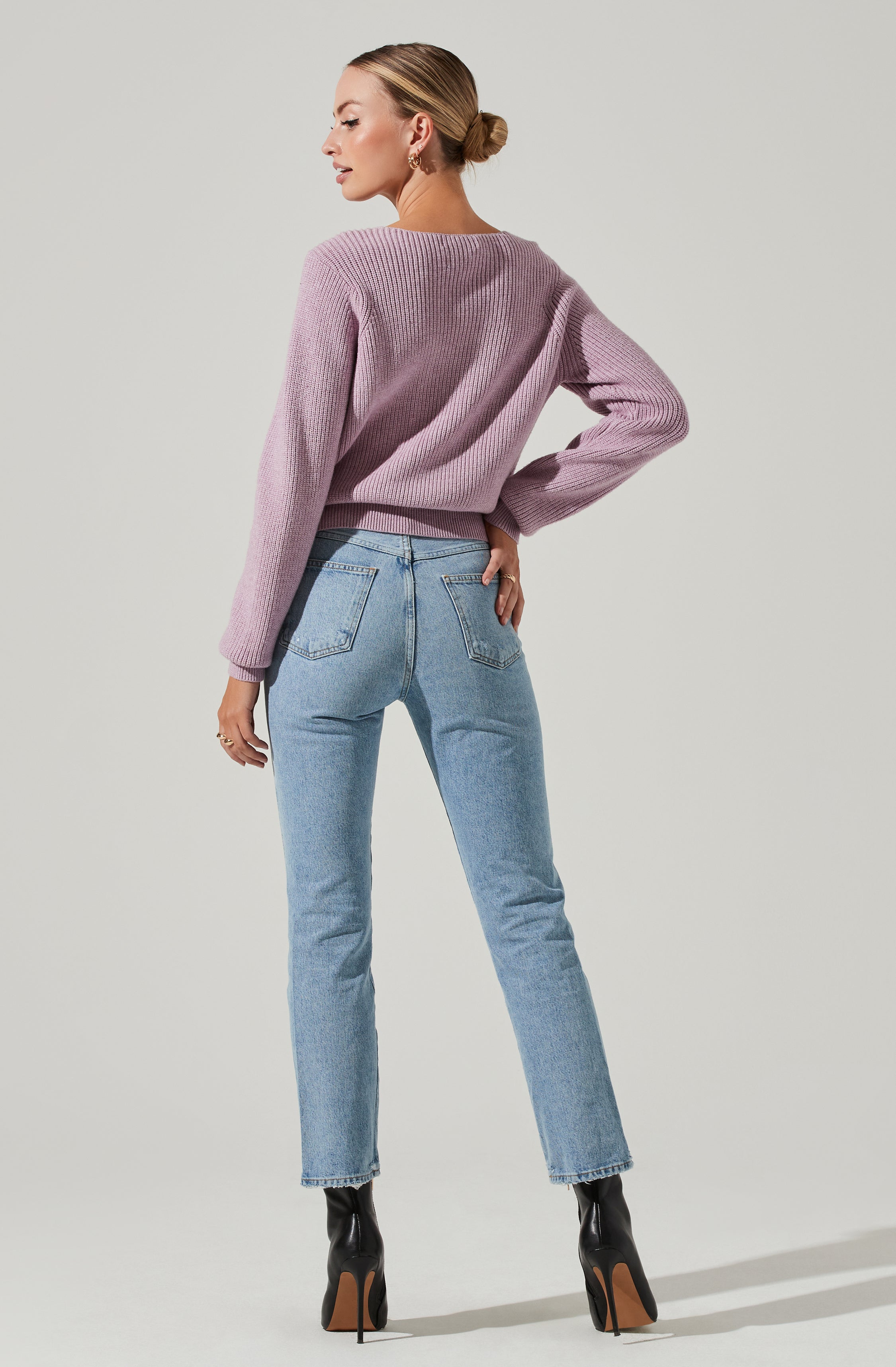 Viana Cross Front Sweater-Aljck