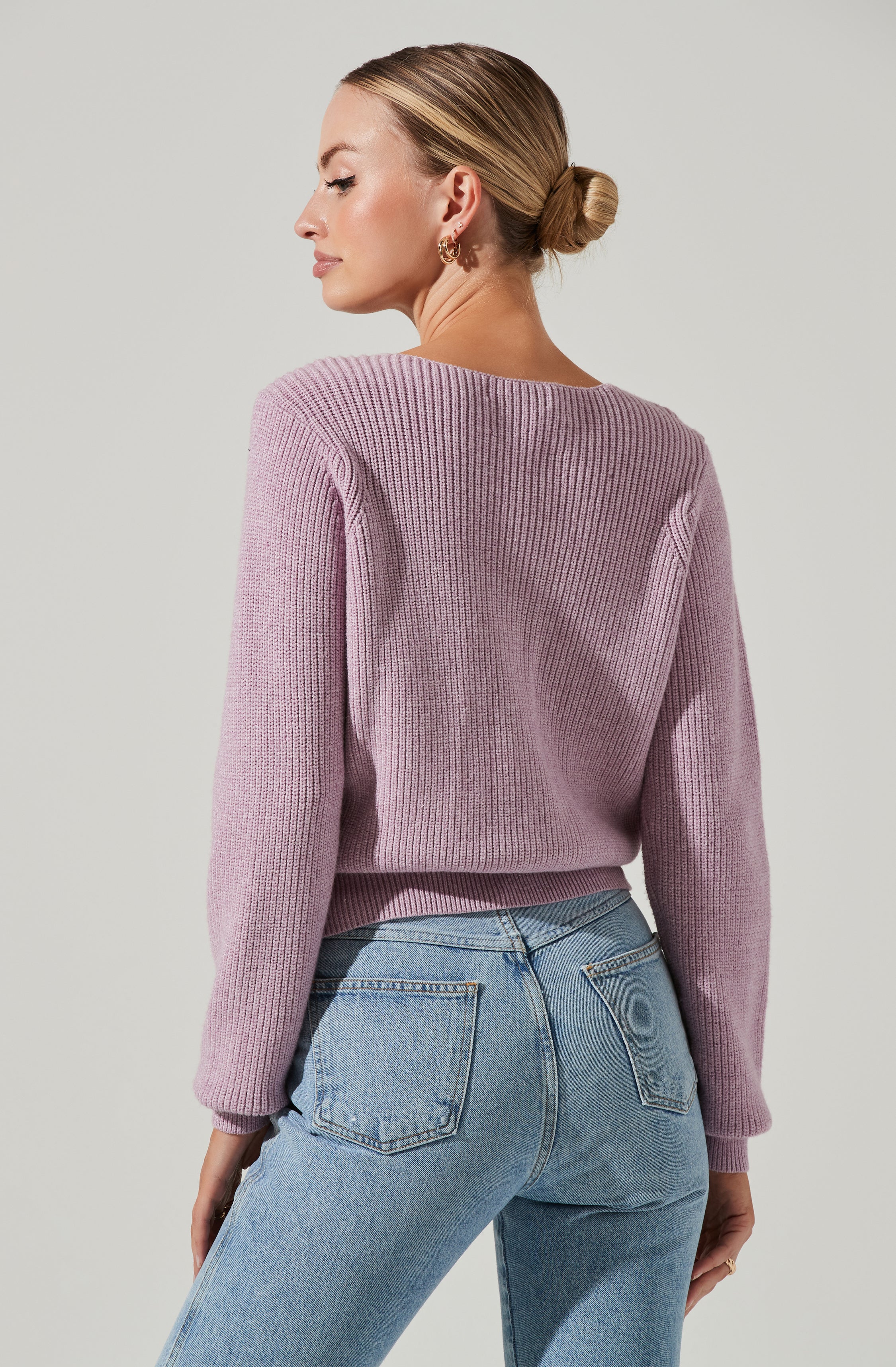 Viana Cross Front Sweater-Aljck