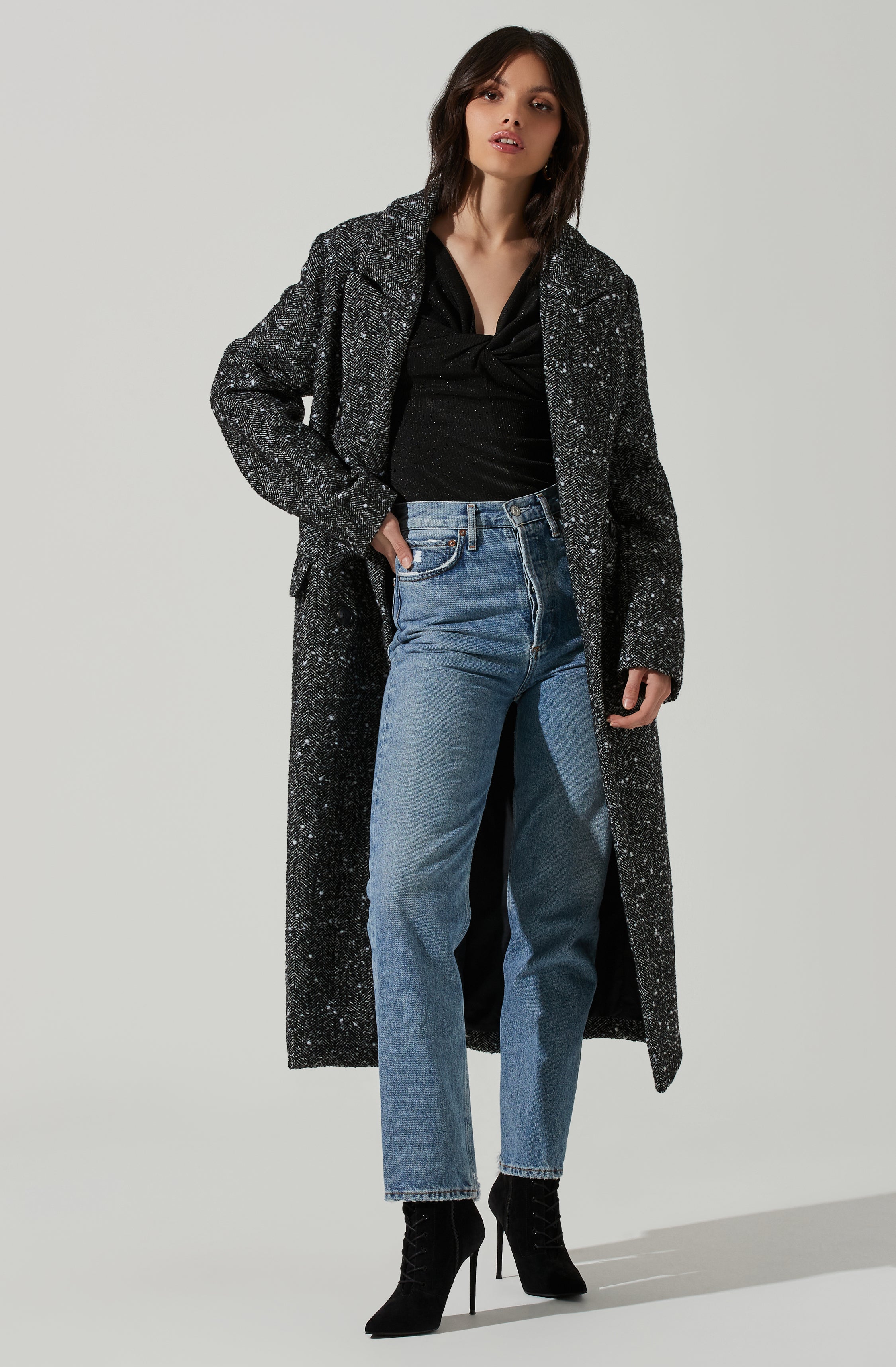 Morana Oversized Boucle Coat-Aljck