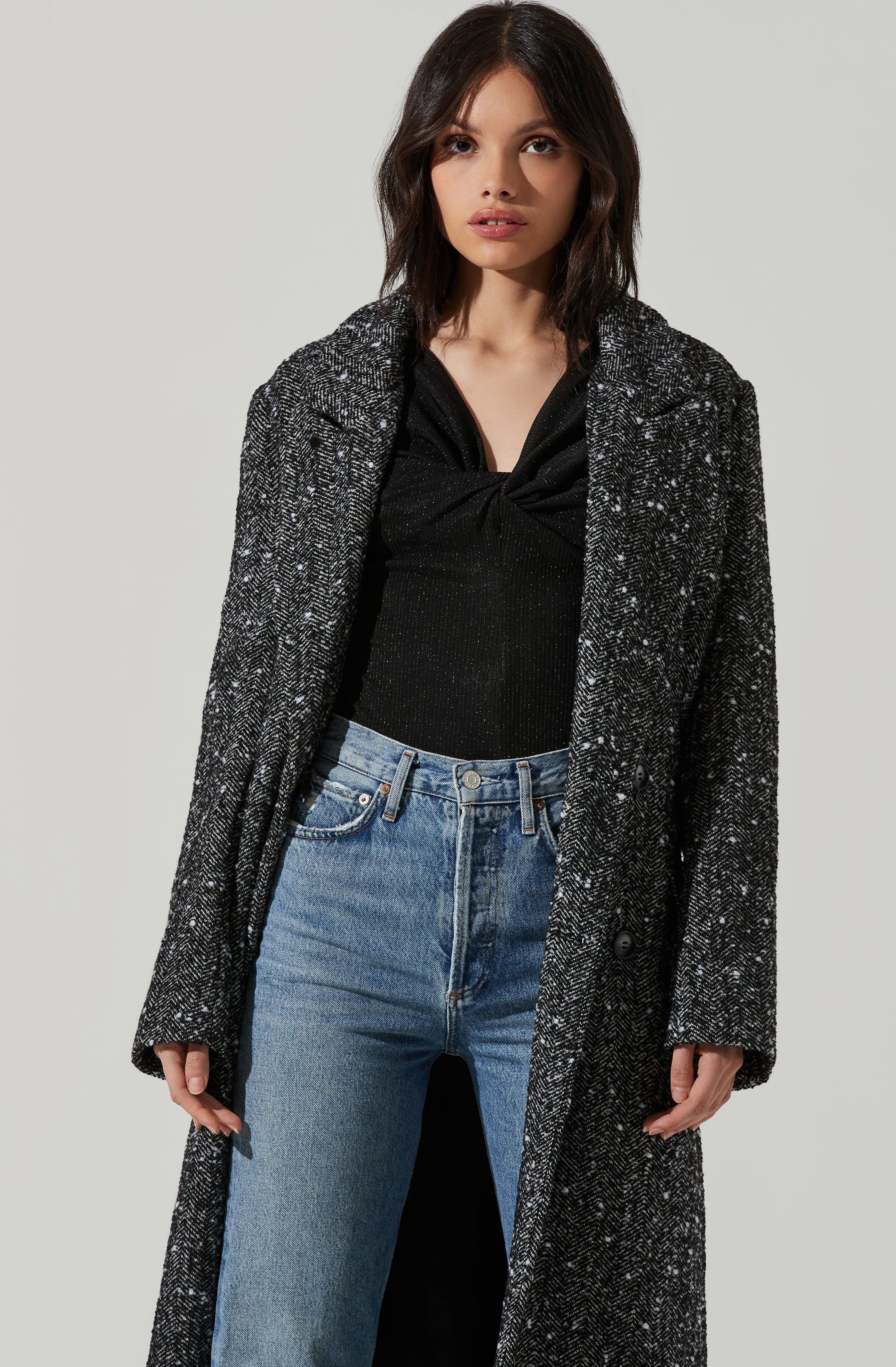 Morana Oversized Boucle Coat-Aljck