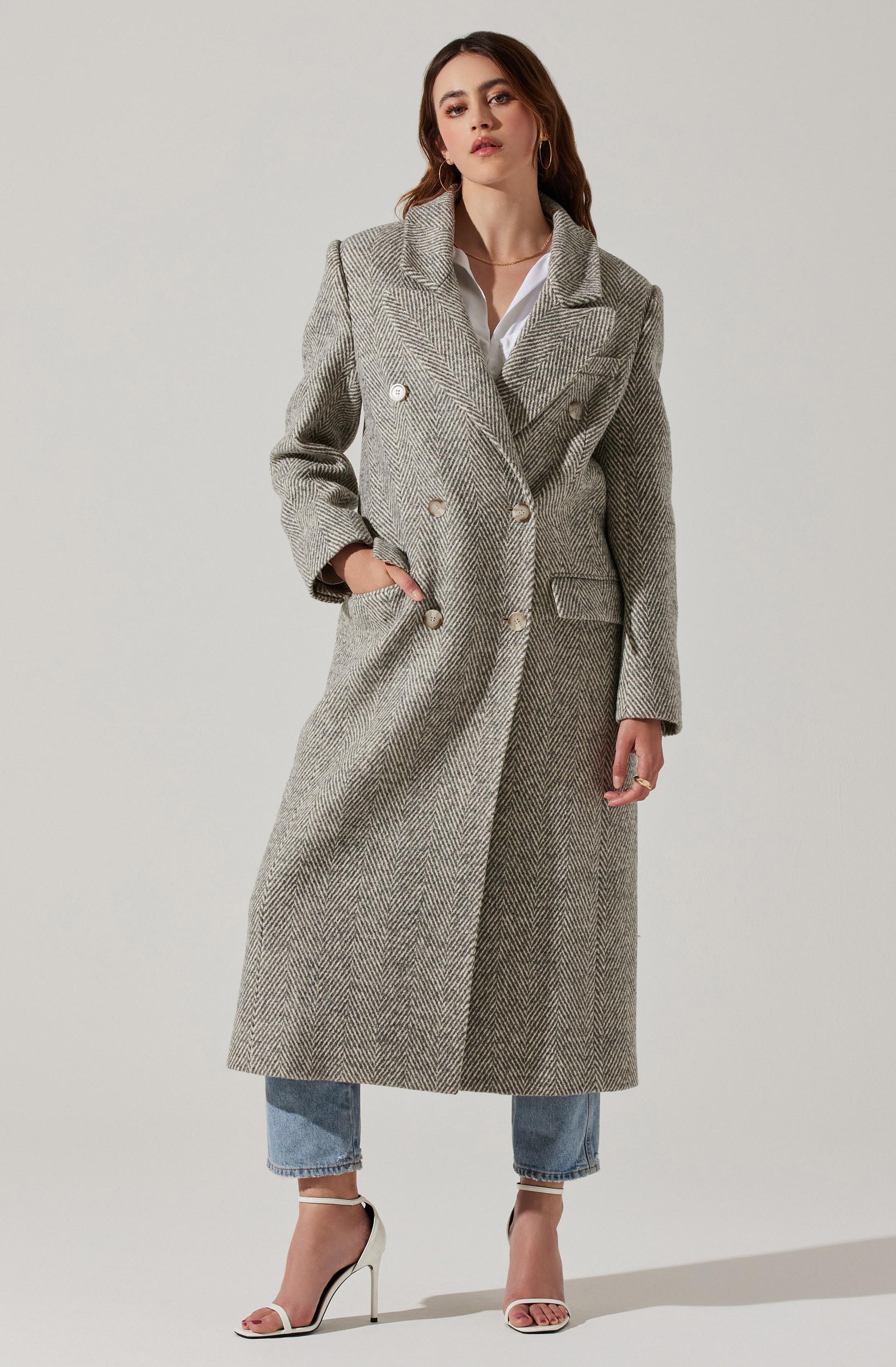 Morana Oversized Boucle Coat-Aljck
